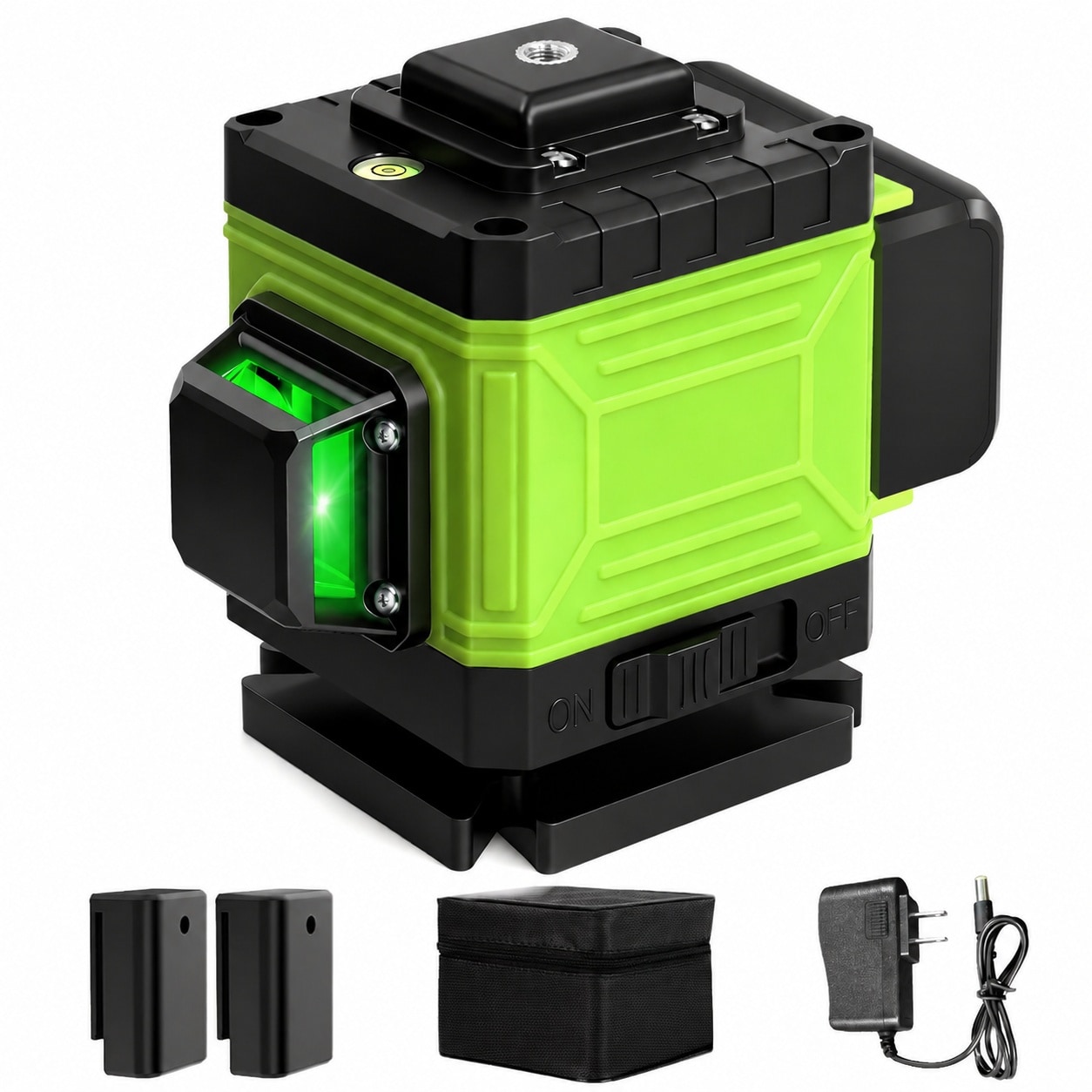 Aoibox  Laser Level 360 Laser Level Self Leveling Green Lazer Leveler 360 Self Leveling For Construction Tile Home