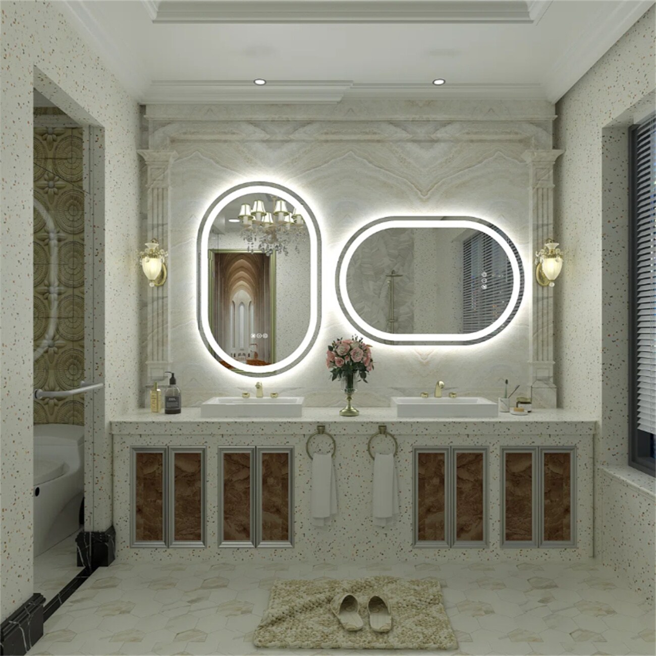 Sumerain L060J-6090 Framed-Bath-Mirrors - View #3