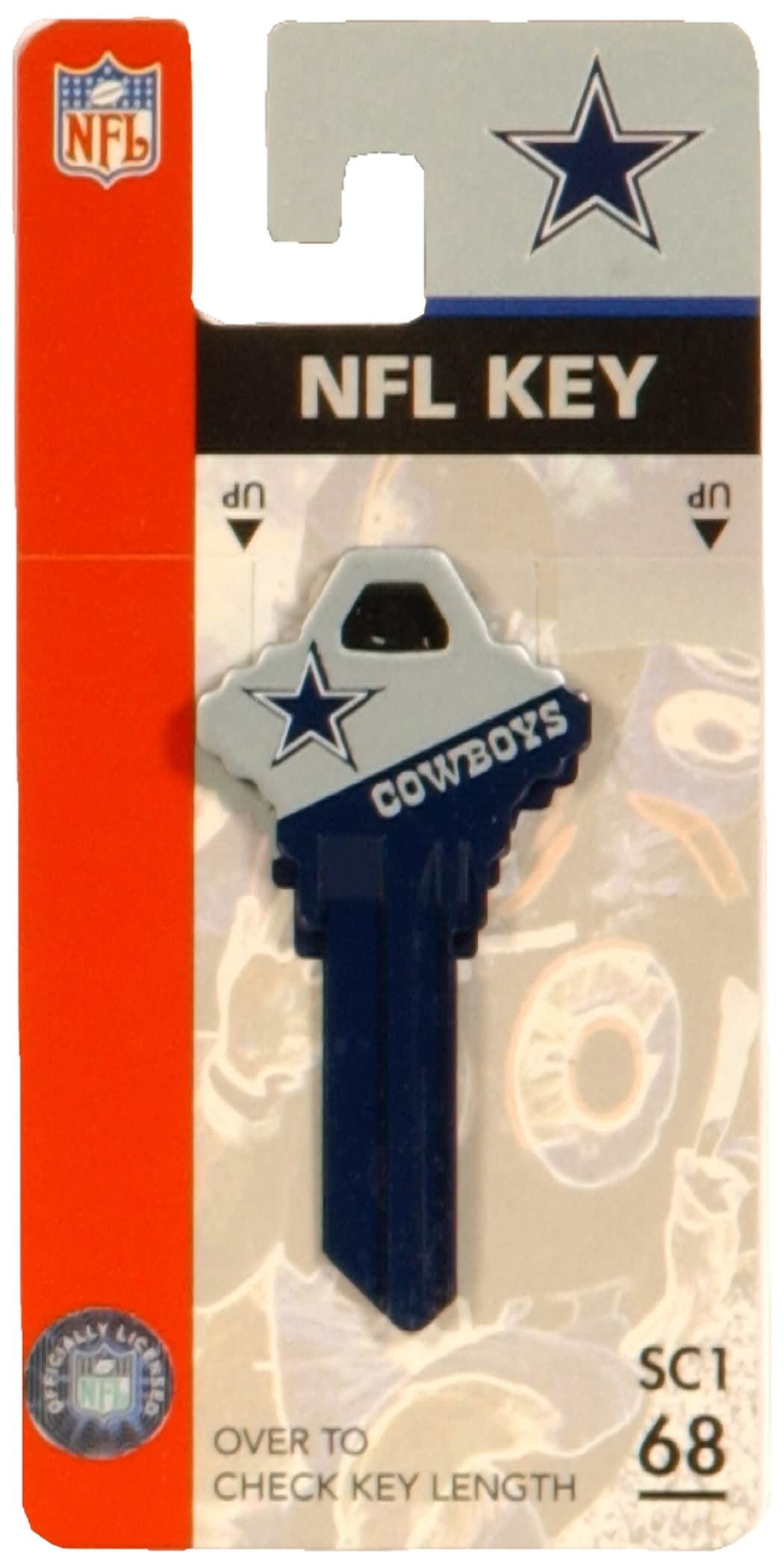 KW 1-4 Dallas Cowboys SC 1 - 2 2 Lot 4 Keys House / Office Blank Keys 