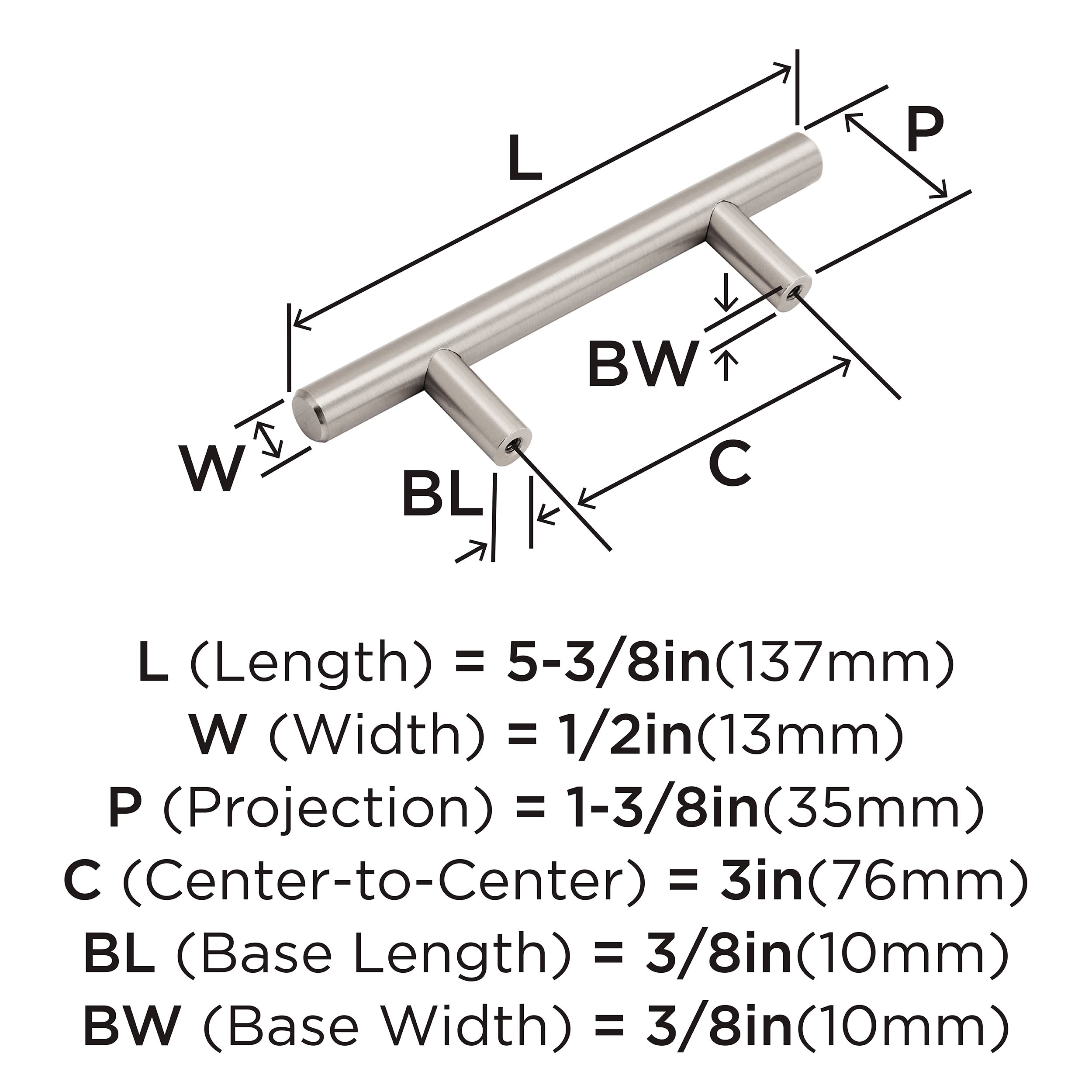 Amerock 10BX40515G10 Cabinet-Pulls - View #5