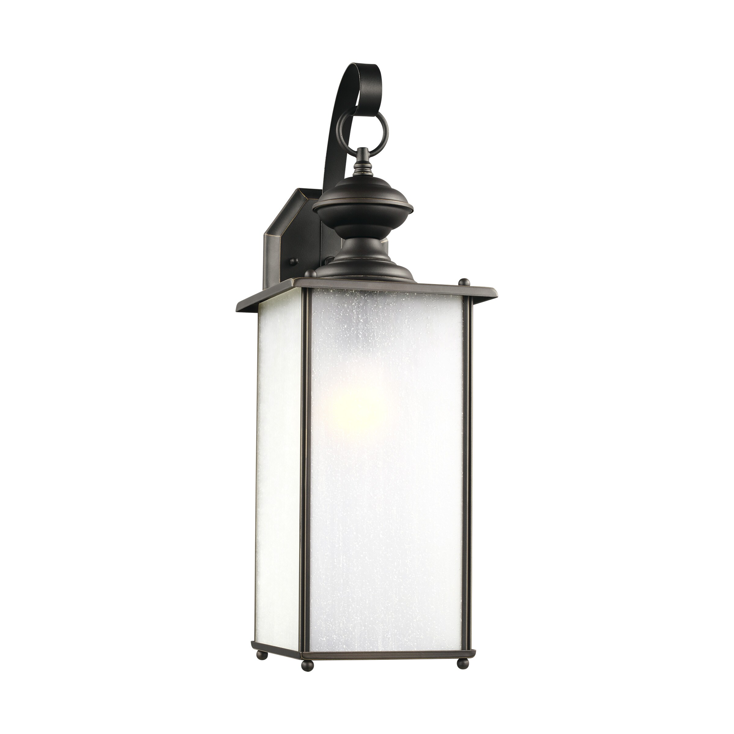 Generation Lighting 84670-71 Jamestowne 1 -Light 20.25-in H Antique Bronze Hardwired Outdoor Wall Light