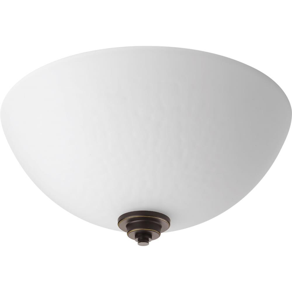 Progress Lighting P3993-20 Legend 2-Light Antique Bronze Flush Mount Light