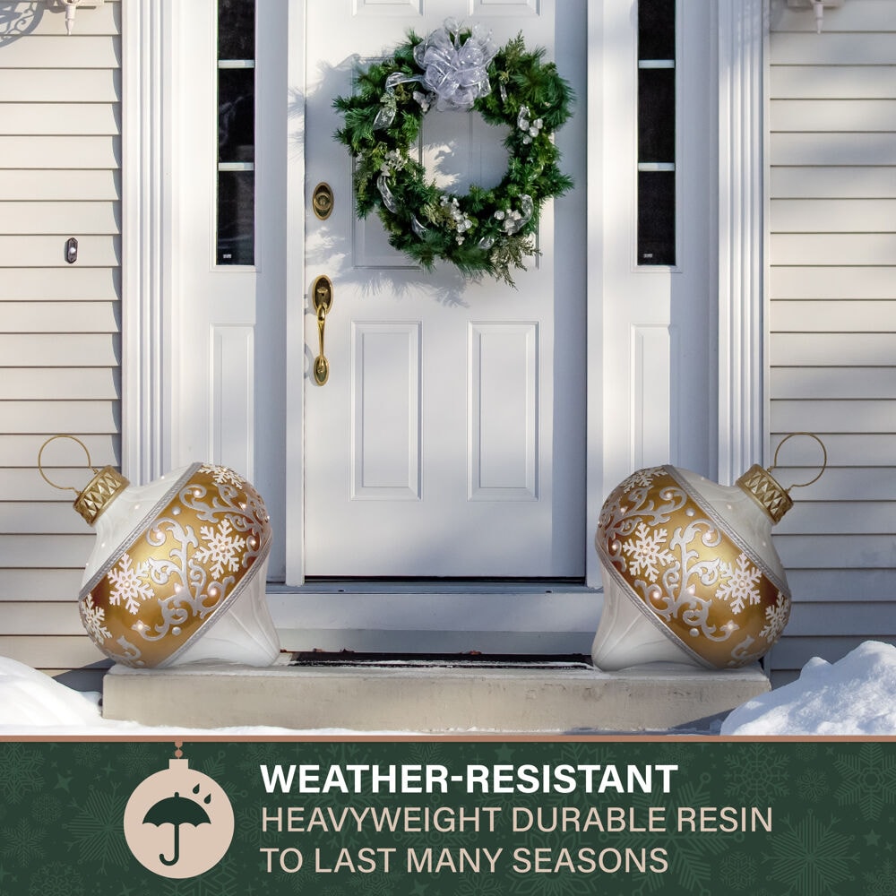 Fraser Hill Farm FFRS029-ORN1-GLD Outdoor-Christmas-Decor - View #5