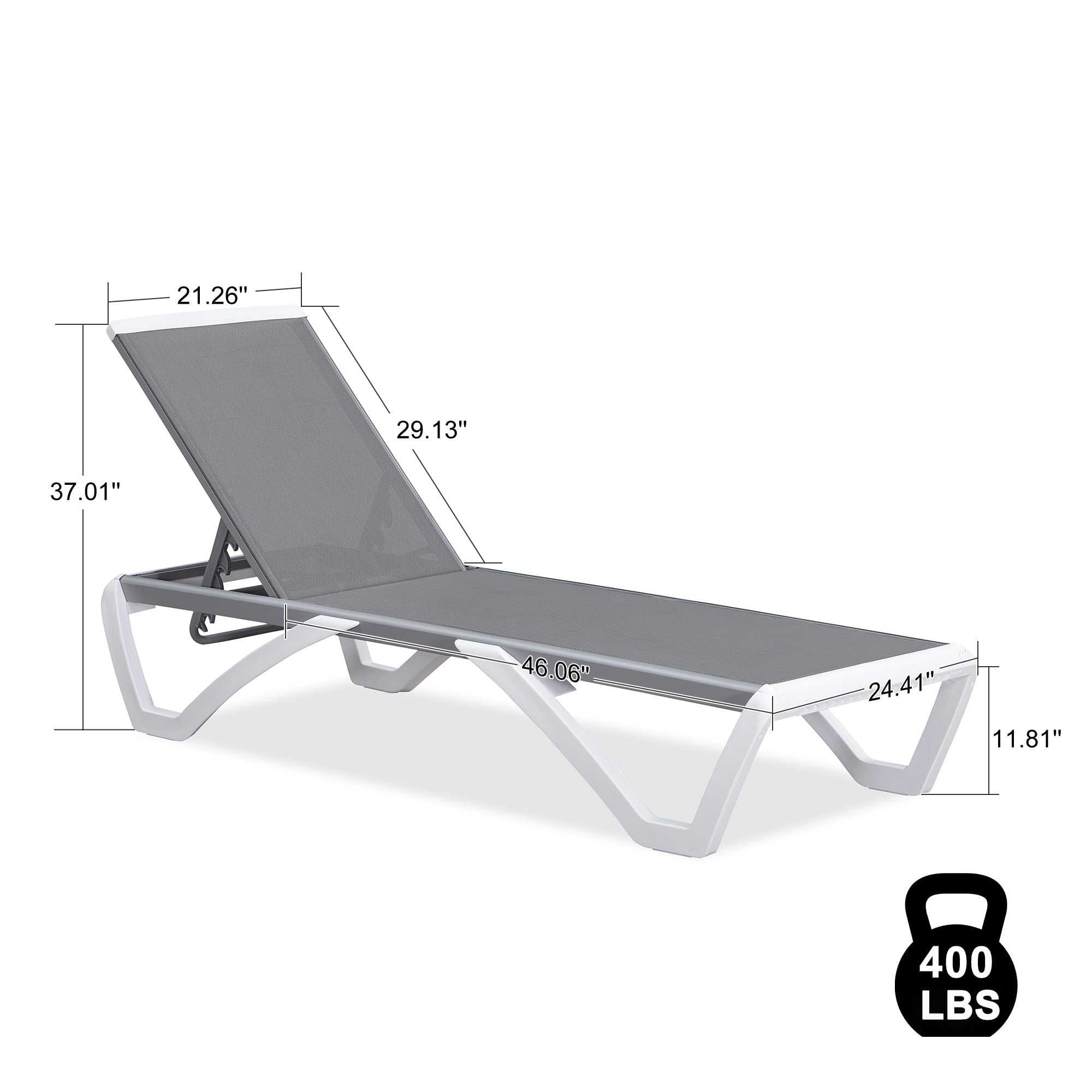 PURPLE LEAF LS04-BK-ZB-RB Patio-Chairs - View #2