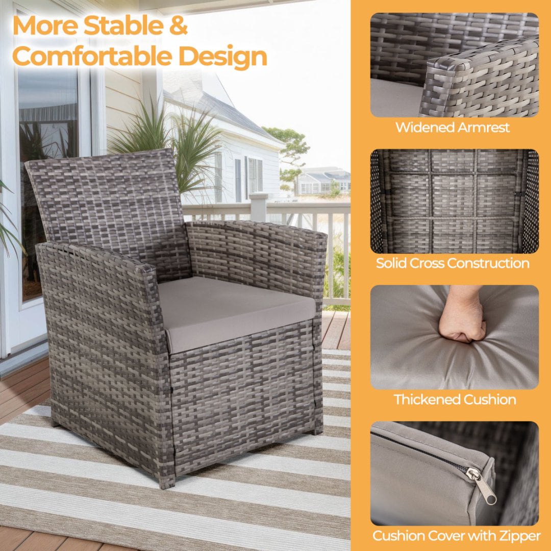 EarlGrove LS-ZJ004GYWT Patio-Conversation-Sets - View #4