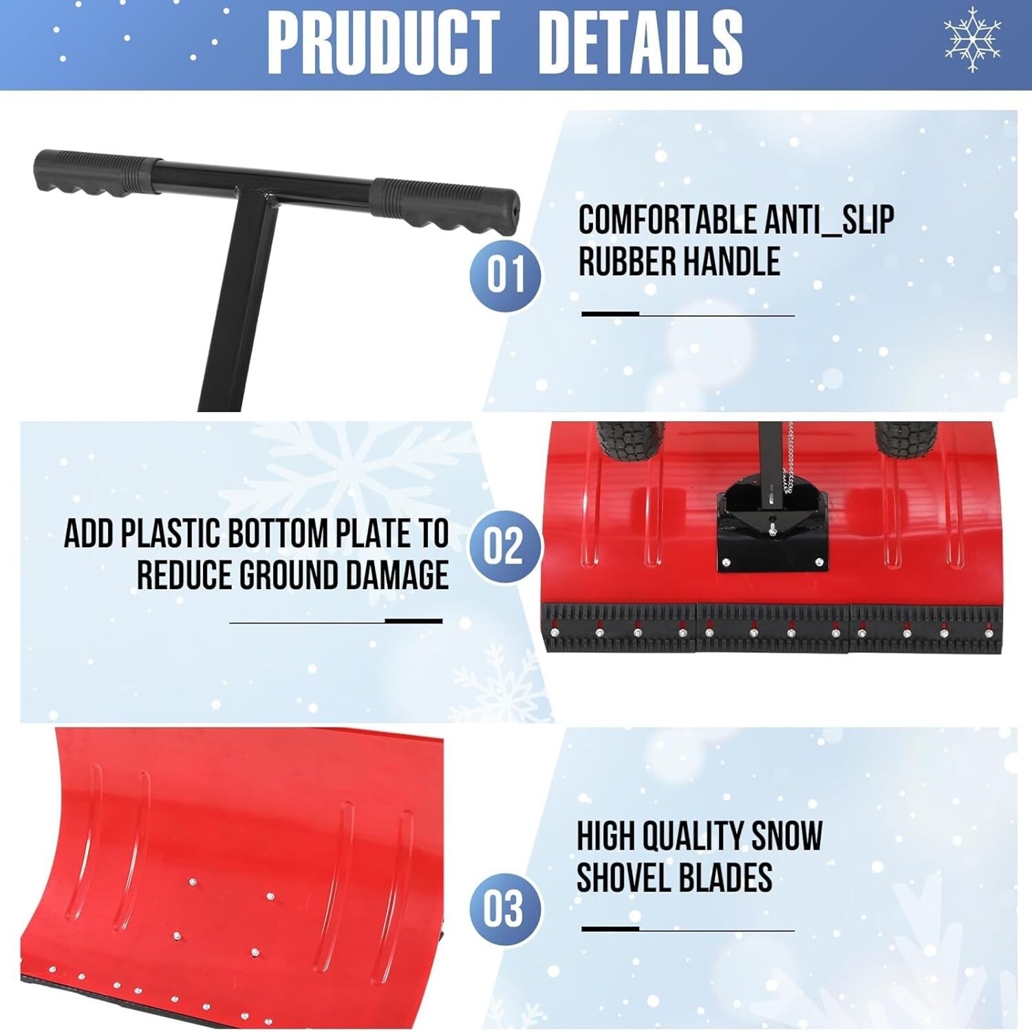 Garvee LSHQQPHO-34QHH4LW Snow-Shovels - View #5