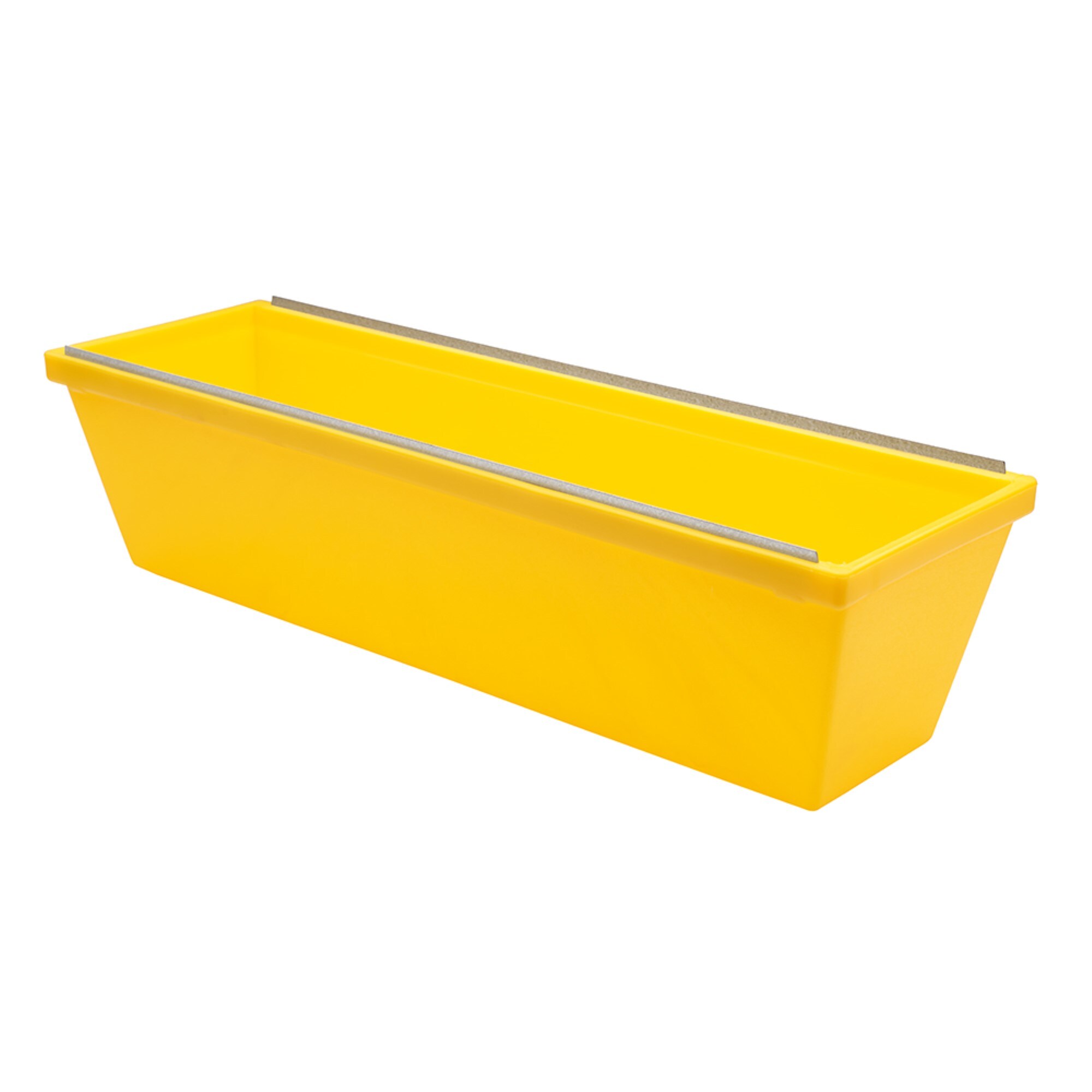 ToolPro 12 in. Heavy Duty Textured Yellow 4-in W x 12-in L x 5-in D Drywall Mud Pan