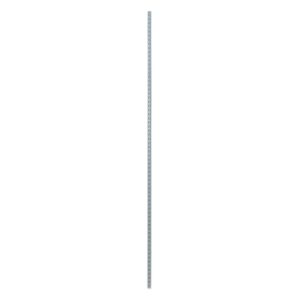 Rubbermaid FastTrack White Shelving Upright (Common: 0.875-in x 81.25-in x  1-in; Actual: 0.875-in x 81.25-in x 1-in) in the Wire Closet Hardware  department at