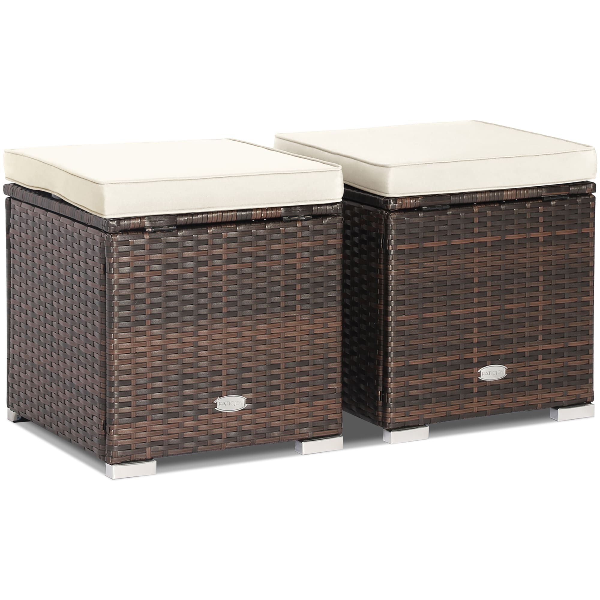 Costway HW70591WH Stools-Ottomans - View #4