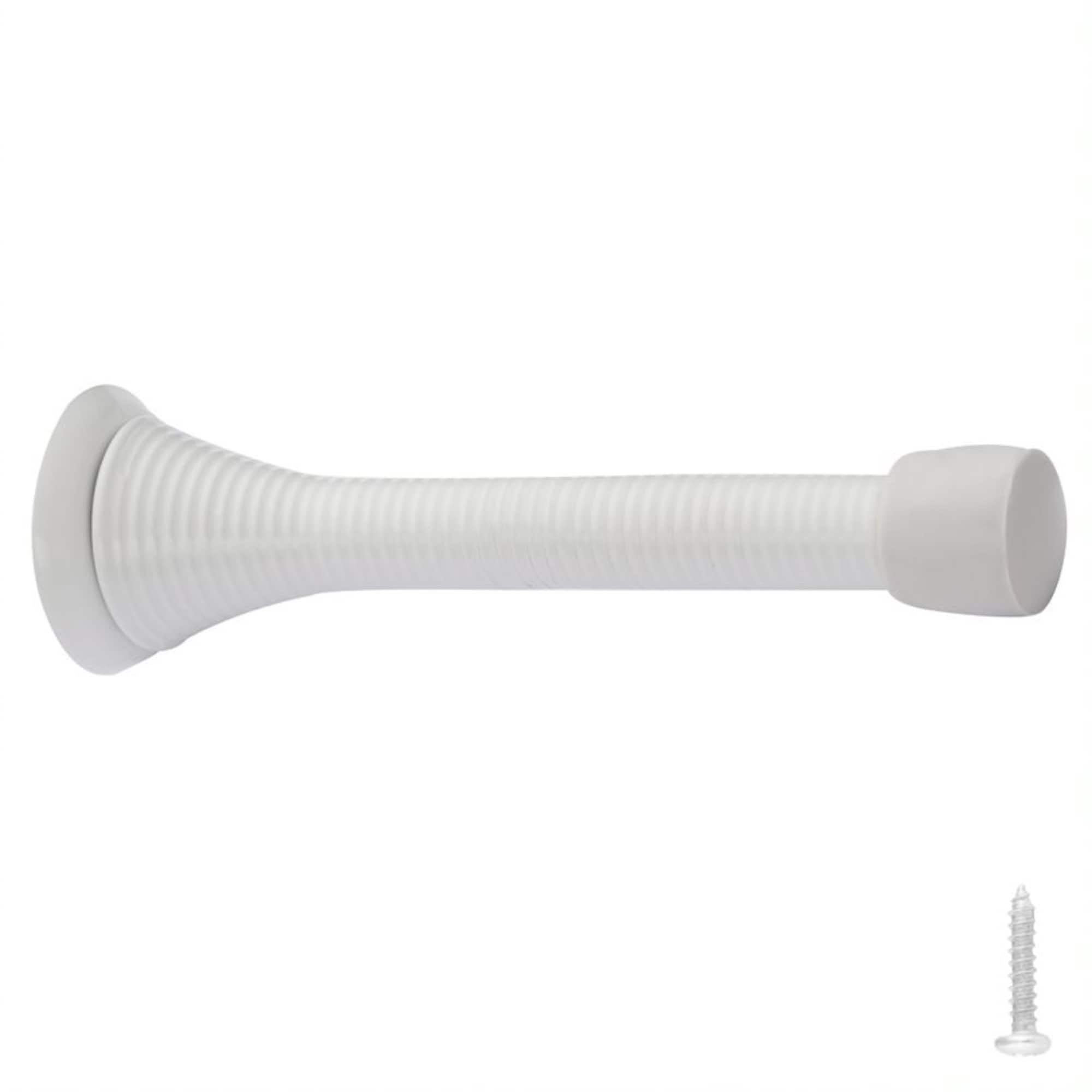 Design House 188318 3-9/64-in White Spring Door Stop 10 -Pack