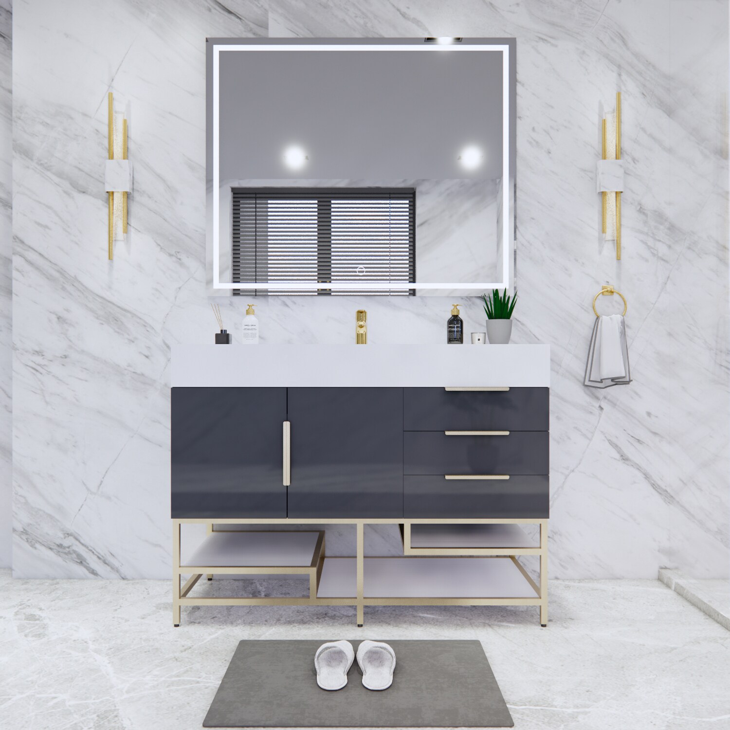 BV Better Vanity BT001-48FSGR Bath-Vanity-Combo - View #9