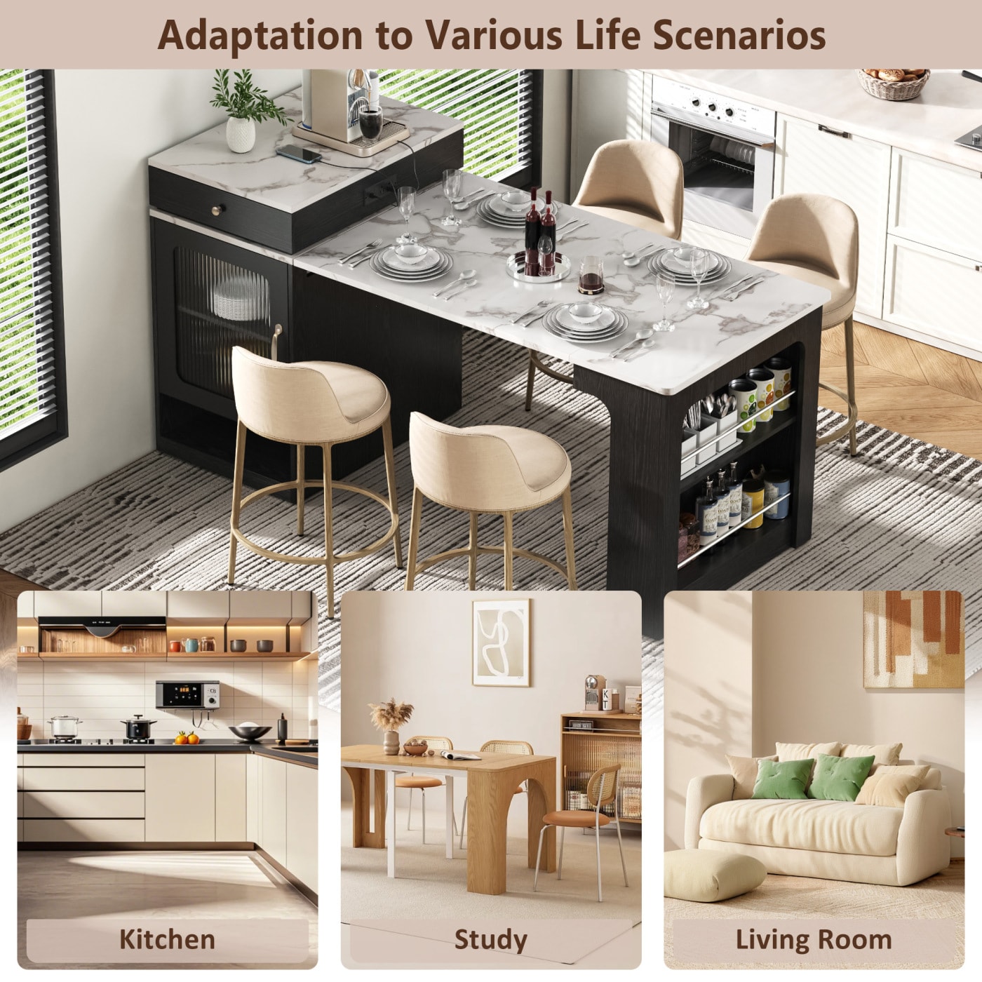 Streamdale Furniture N707S000017B Kitchen-Furniture - View #9