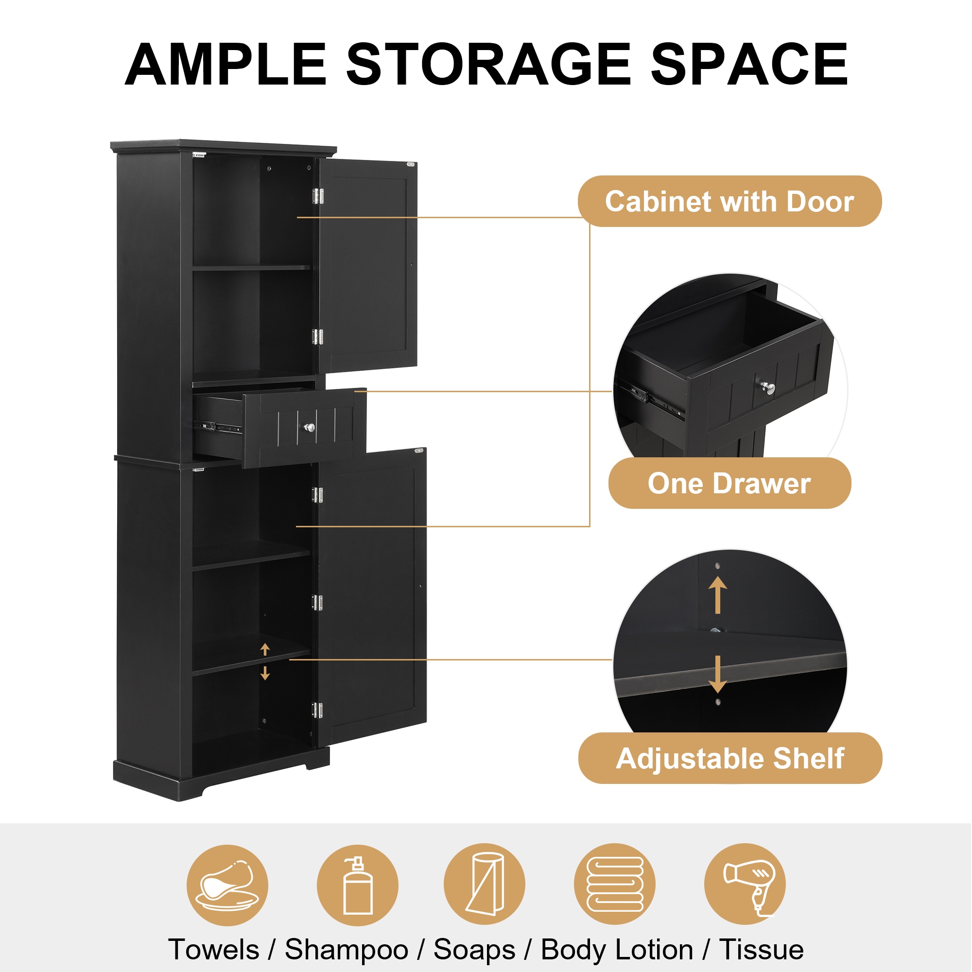 ModernLuxe L3P-N725P206890B Bathroom-Wall-Cabinets - View #5
