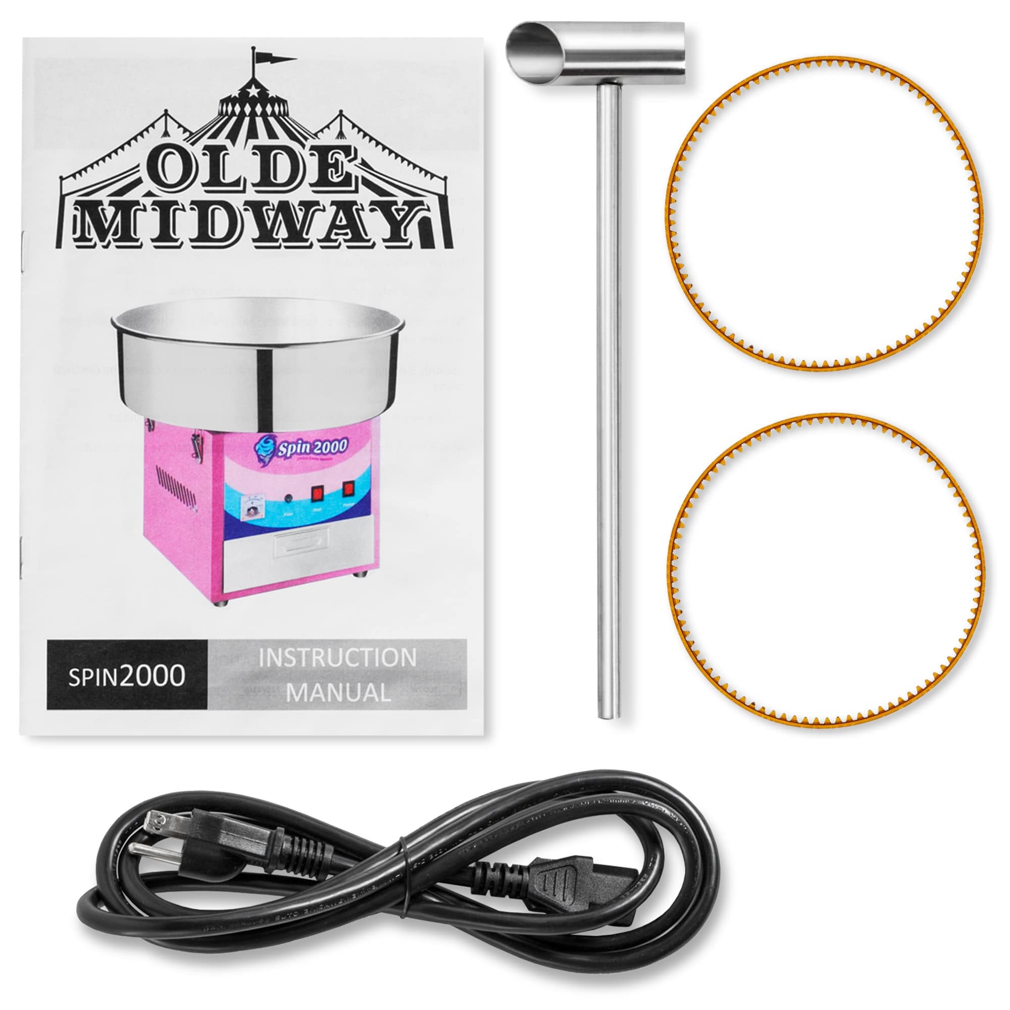 Olde Midway CON-COT2000+CV22 Cotton-Candy-Makers - View #6