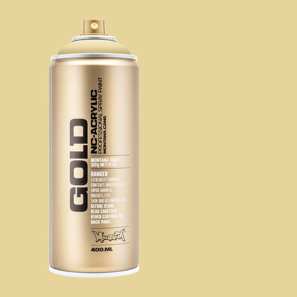 Montana Cans MXG-G8010 GOLD Matte Sahara Yellow Spray paint ( NET WT. 11-oz )
