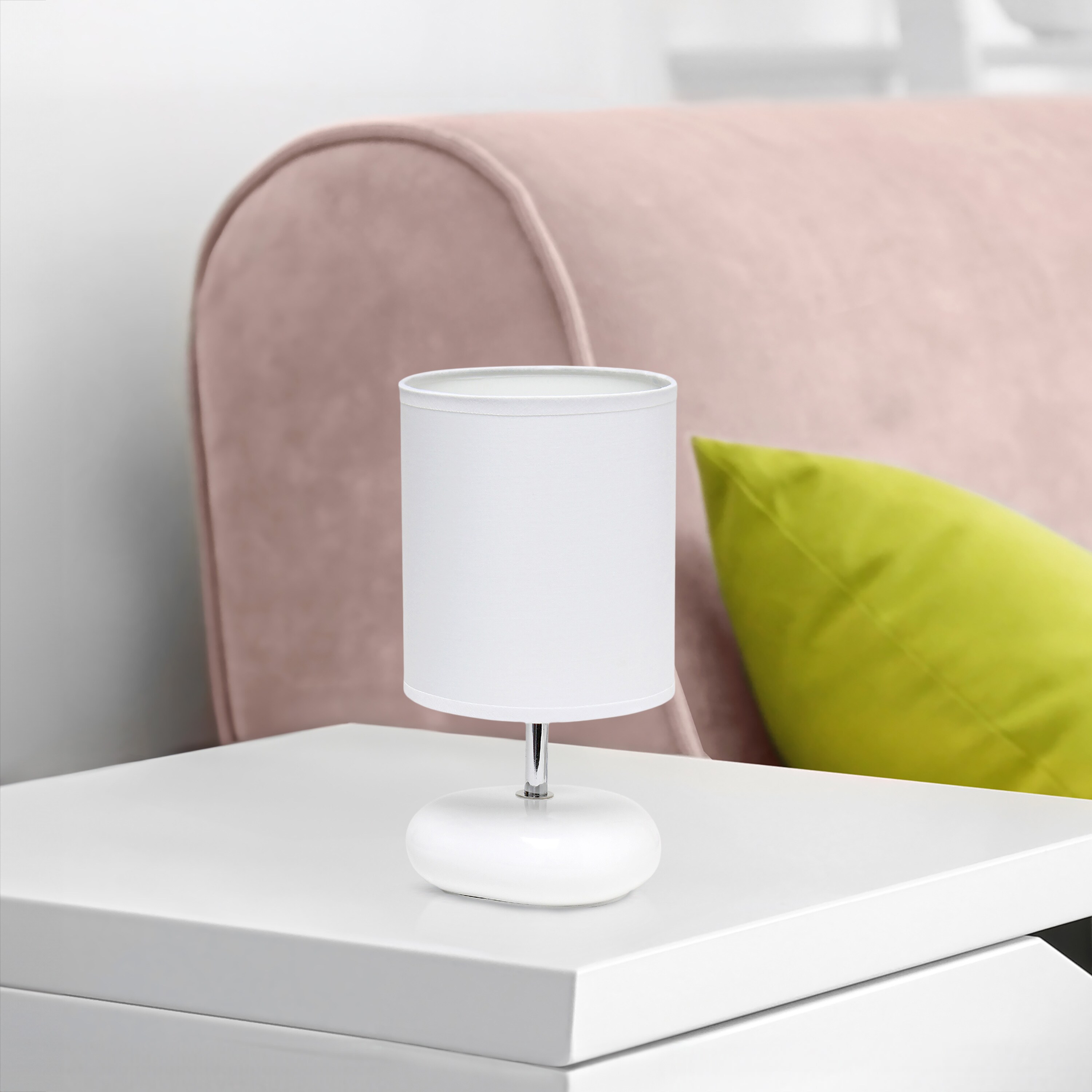 Simple Designs LT2005-WHT-LB Table-Lamps - View #3