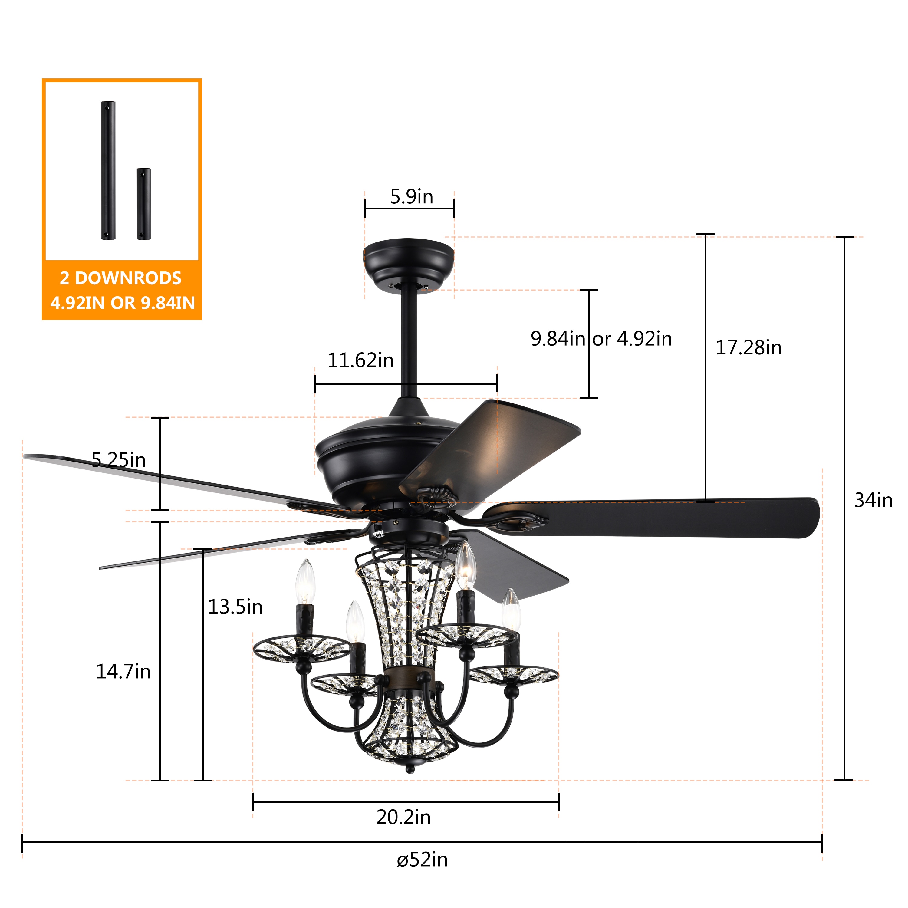Flynama L-79924 Ceiling-Fans - View #8