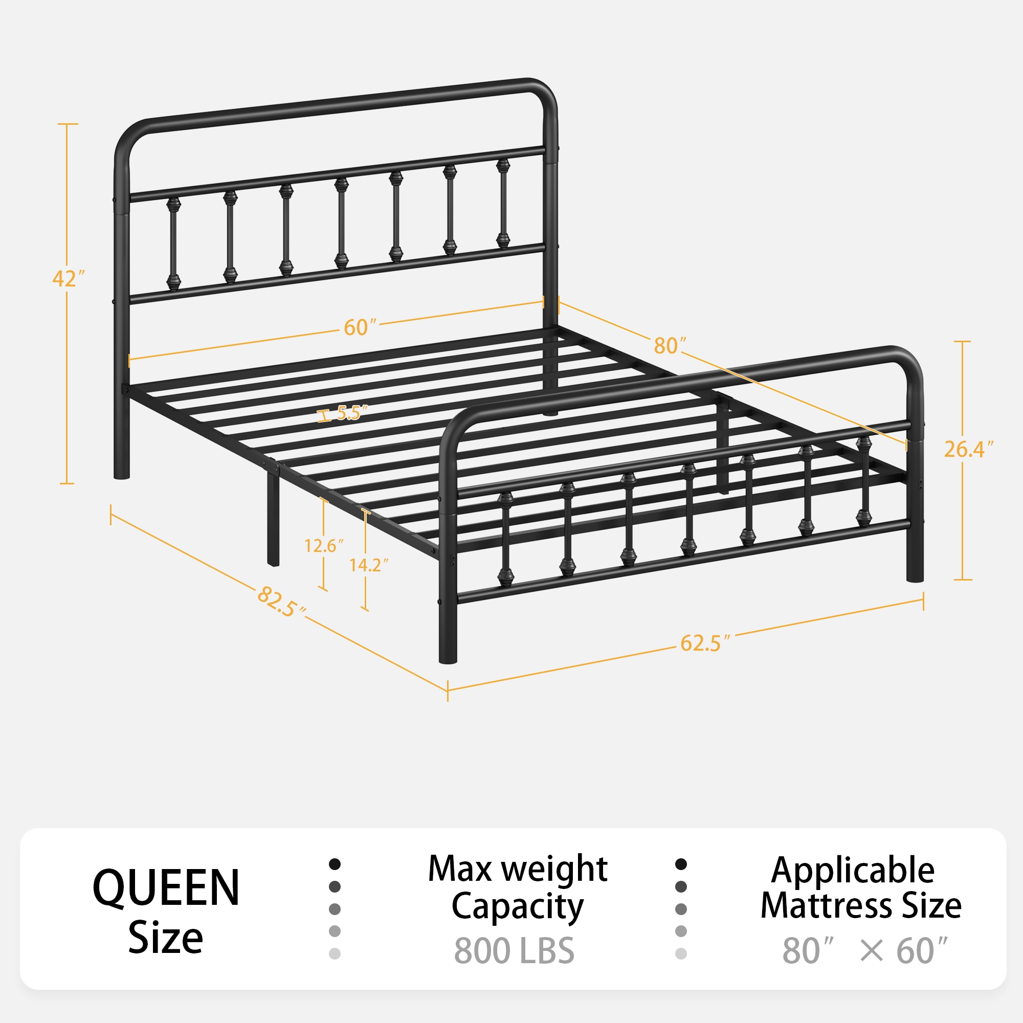 Mondawe MO-HU10111DK-Q beds - View #8