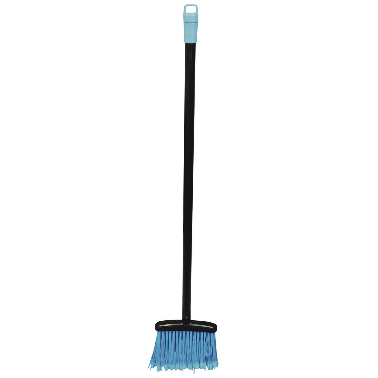 Impact Lobby Dust Pan Broom 36.86 in Length Black/Blue 12/Carton