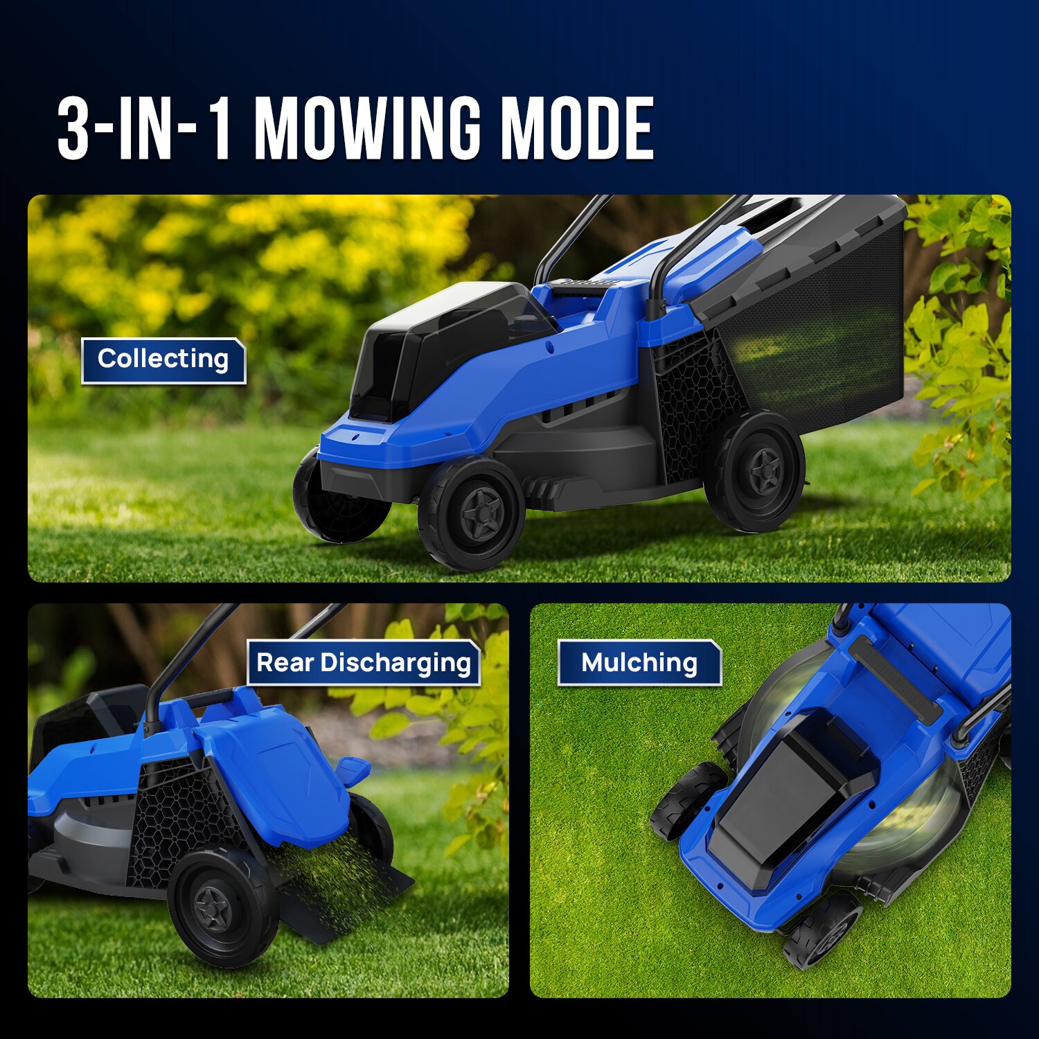 Wild Badger Power WB40V14PLM Cordless-Elec-Push-Mowers - View #6