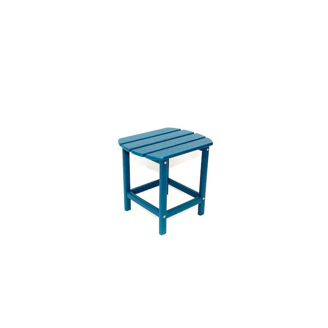 Luxeo Corona Side Table Rectangle, Plastic Side Tables Outdoor Furniture