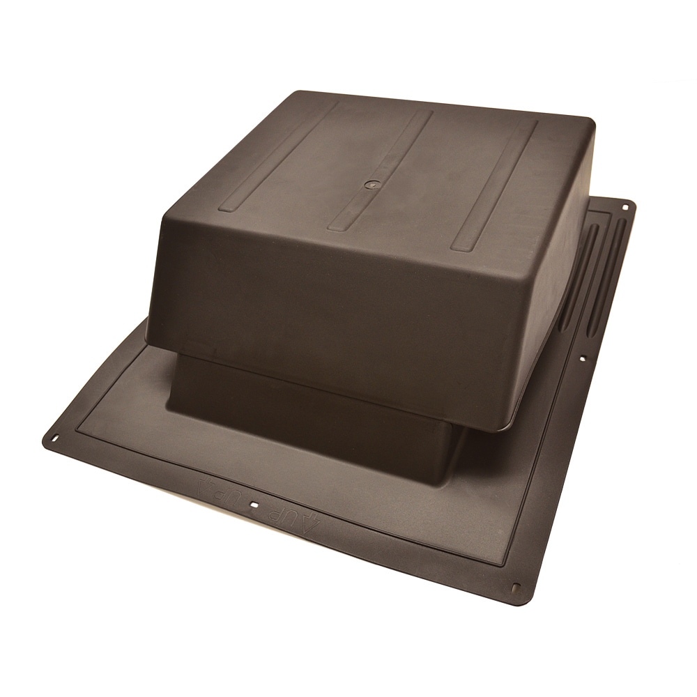 Master Flow IR65BR Brown Plastic Slant-back Roof Louver