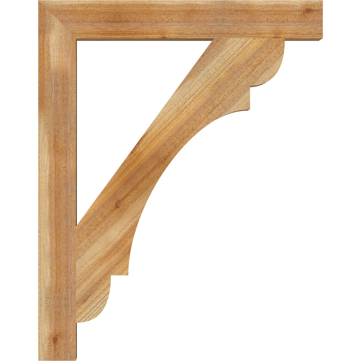 Ekena Millwork BKT04X30X38OLY05RWR Exterior-Brackets-Braces - View #3