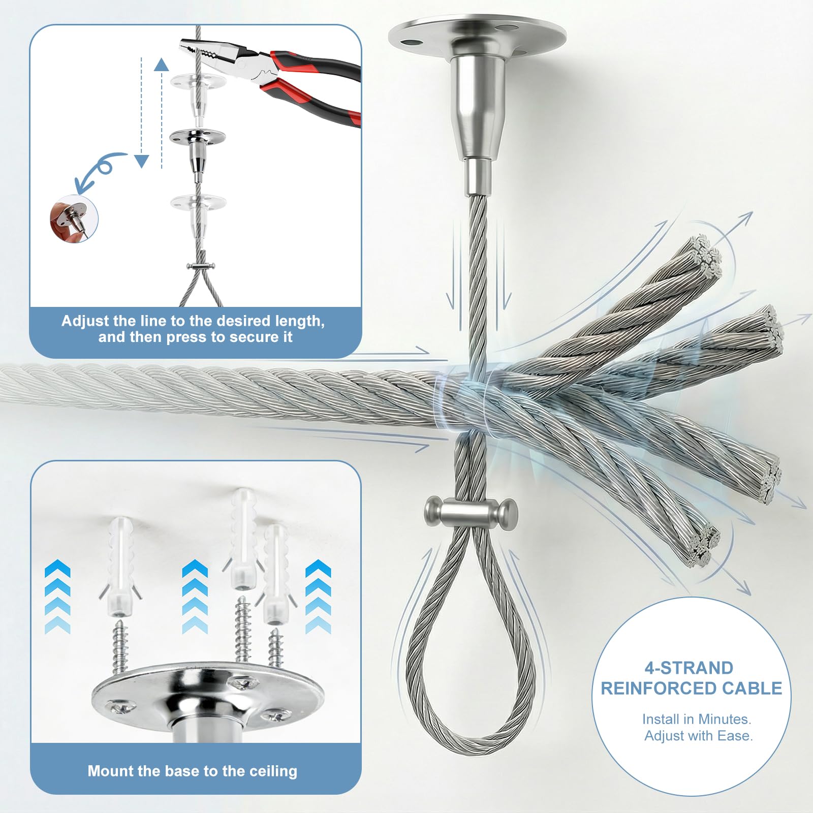 Aoibox LABKEE3Y Shower-Rod-Parts - View #3
