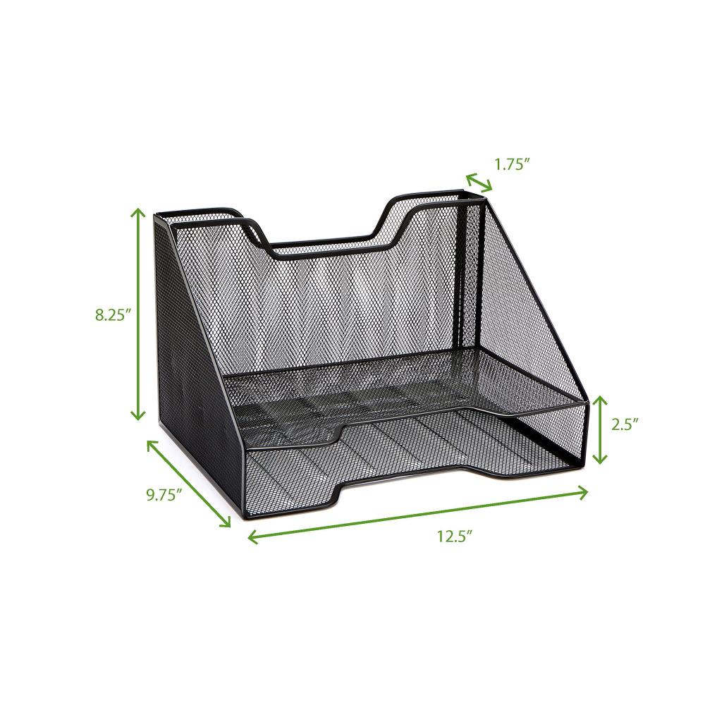 Mind Reader MESHBOX3-BLK Desktop-Organizers - View #8