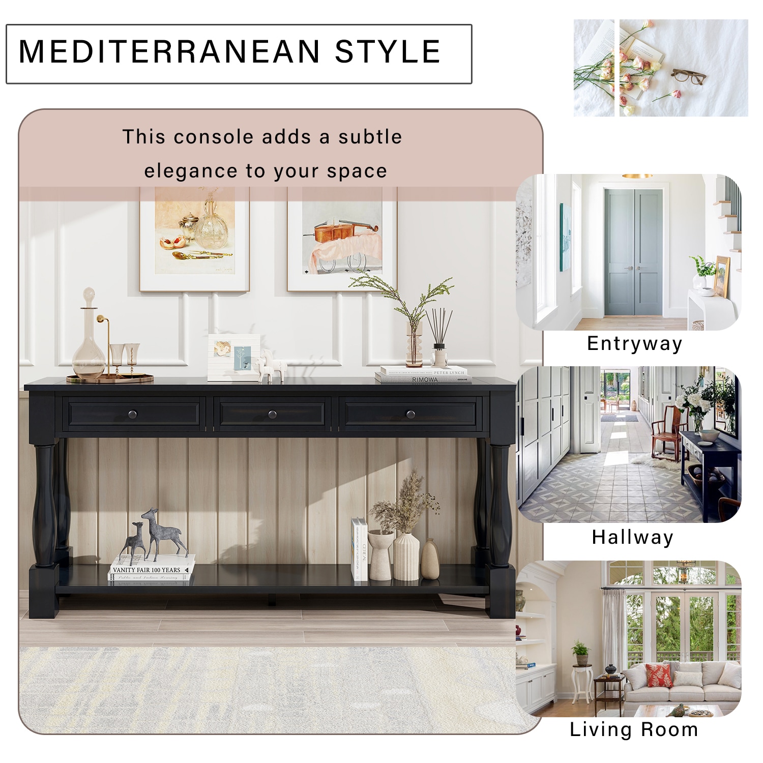 ModernLuxe WF314993AAB Console-Sofa-Tables - View #5