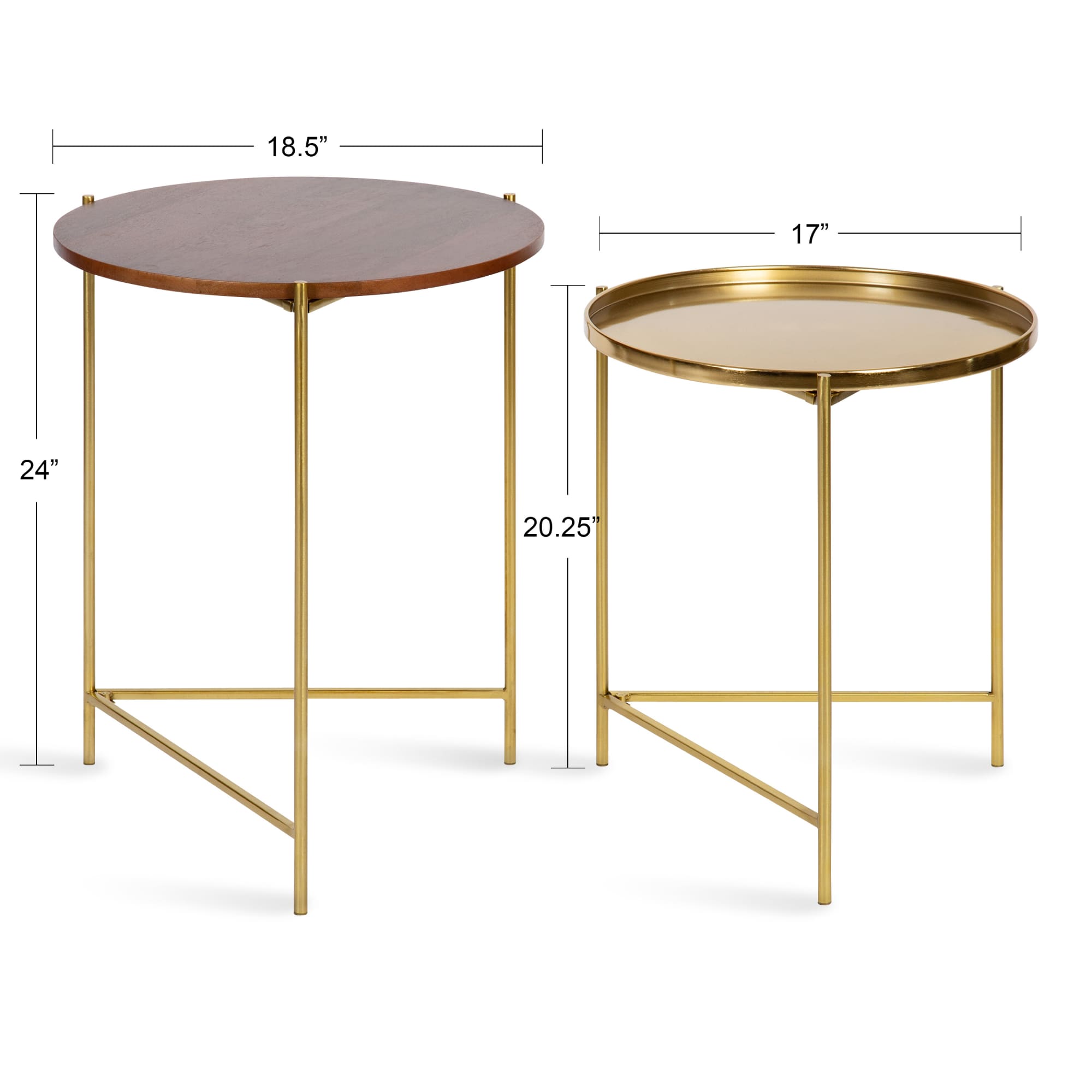 Kate and Laurel 220822 Accent-Table-Sets - View #2