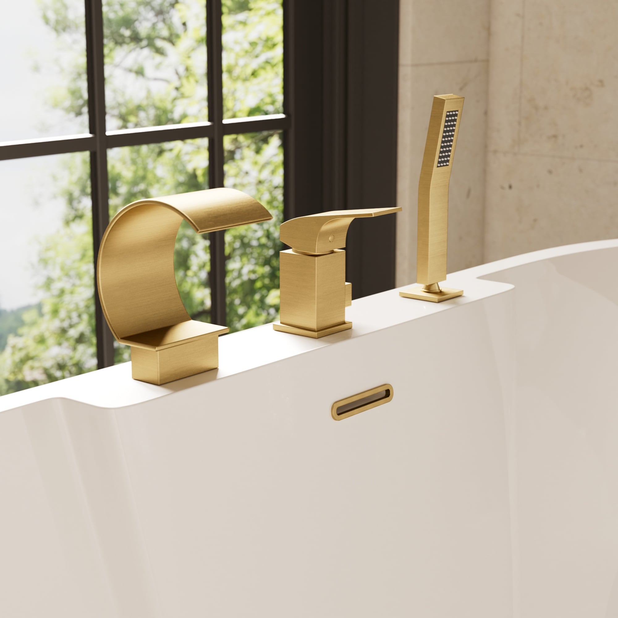 GRANDJOY TOBILI202C Roman-Tub-Faucets - View #2