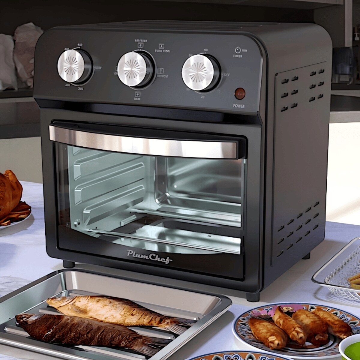 Ropilly D0102X3N91W Countertop-Toaster-Ovens - View #2