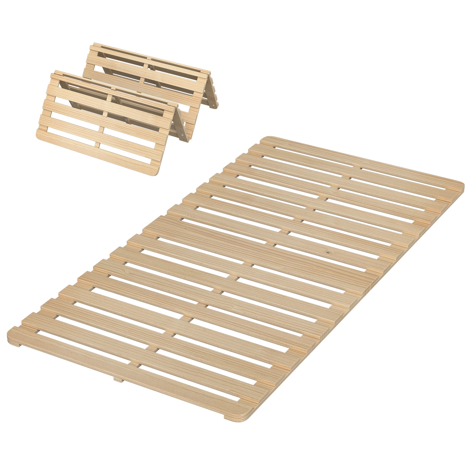 Esazn Twin Wood Wood Bed Frame Storage in the Beds department at
