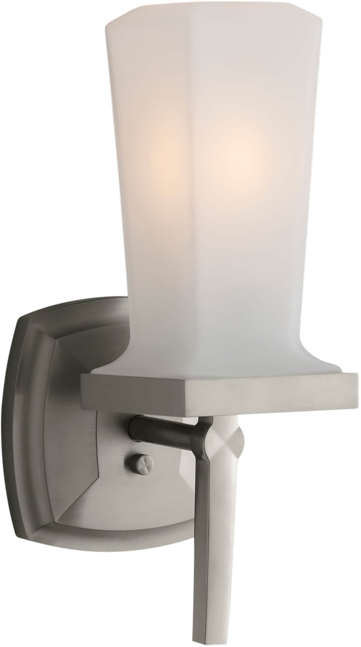 KOHLER 16268-BNL Margaux 4.81-in W 1 -Light Brushed Nickel Wall Sconce