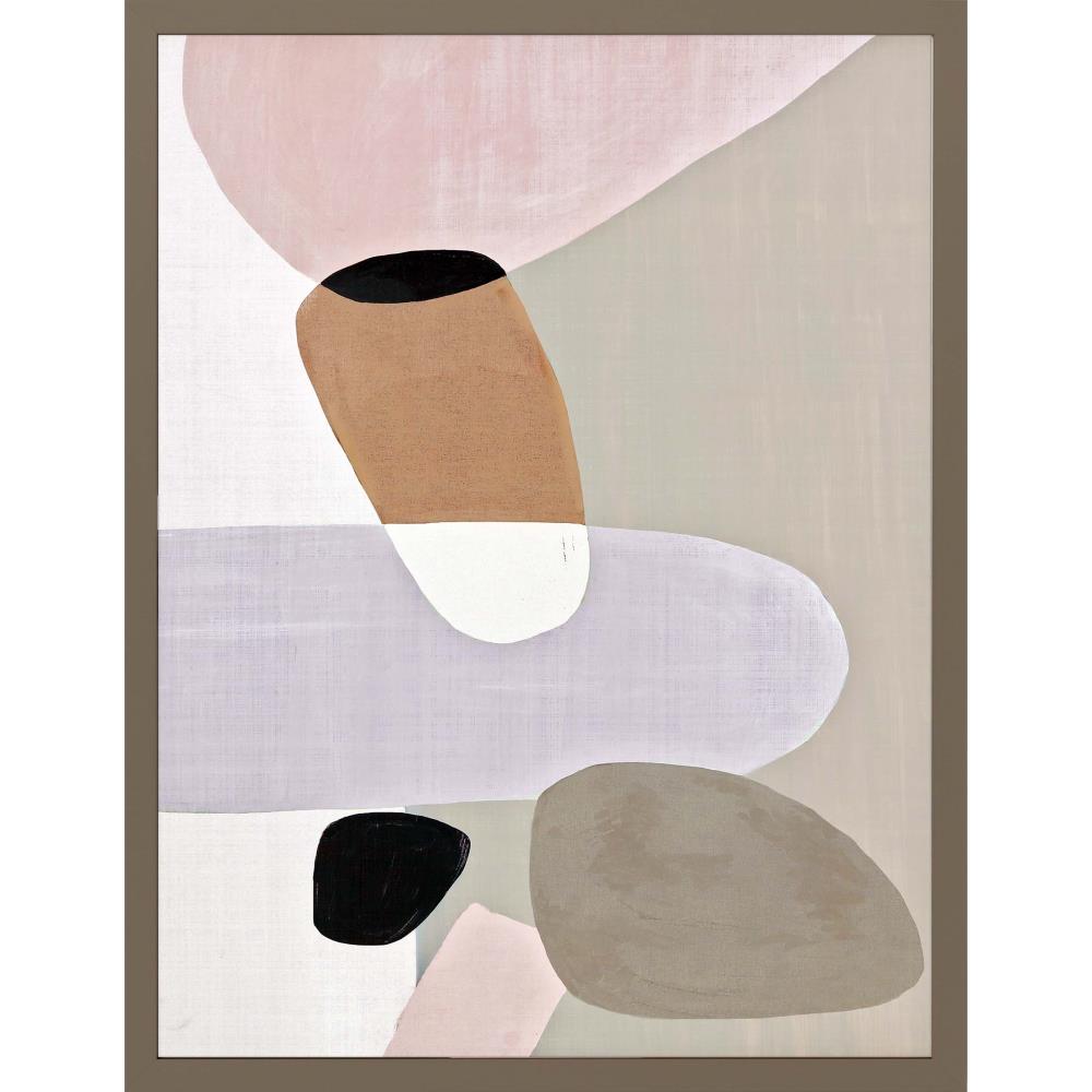 Paragon 13358 Wood Framed 51-in H x 39-in W Abstract Paper Print