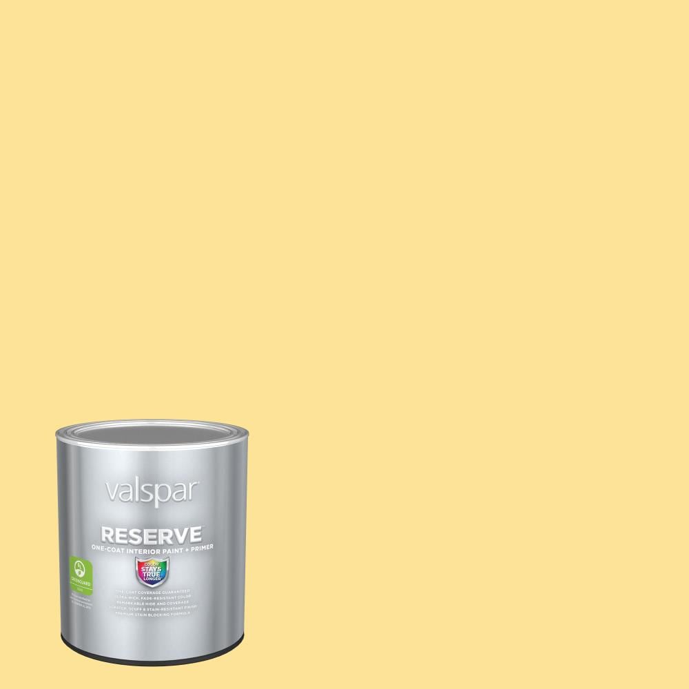 Valspar 3003-2B-2916562 Reserve Flat Sun Glow 3003-2B Latex Interior Paint Paint + Primer ( 1-quart )