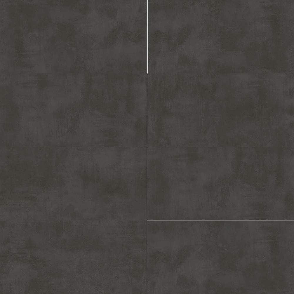 Studio Black 12-in x 24-in Matte Porcelain Cement Look Floor and Wall Tile (14-sq. ft/ Carton) | - The Tile Life TCEME1224NE