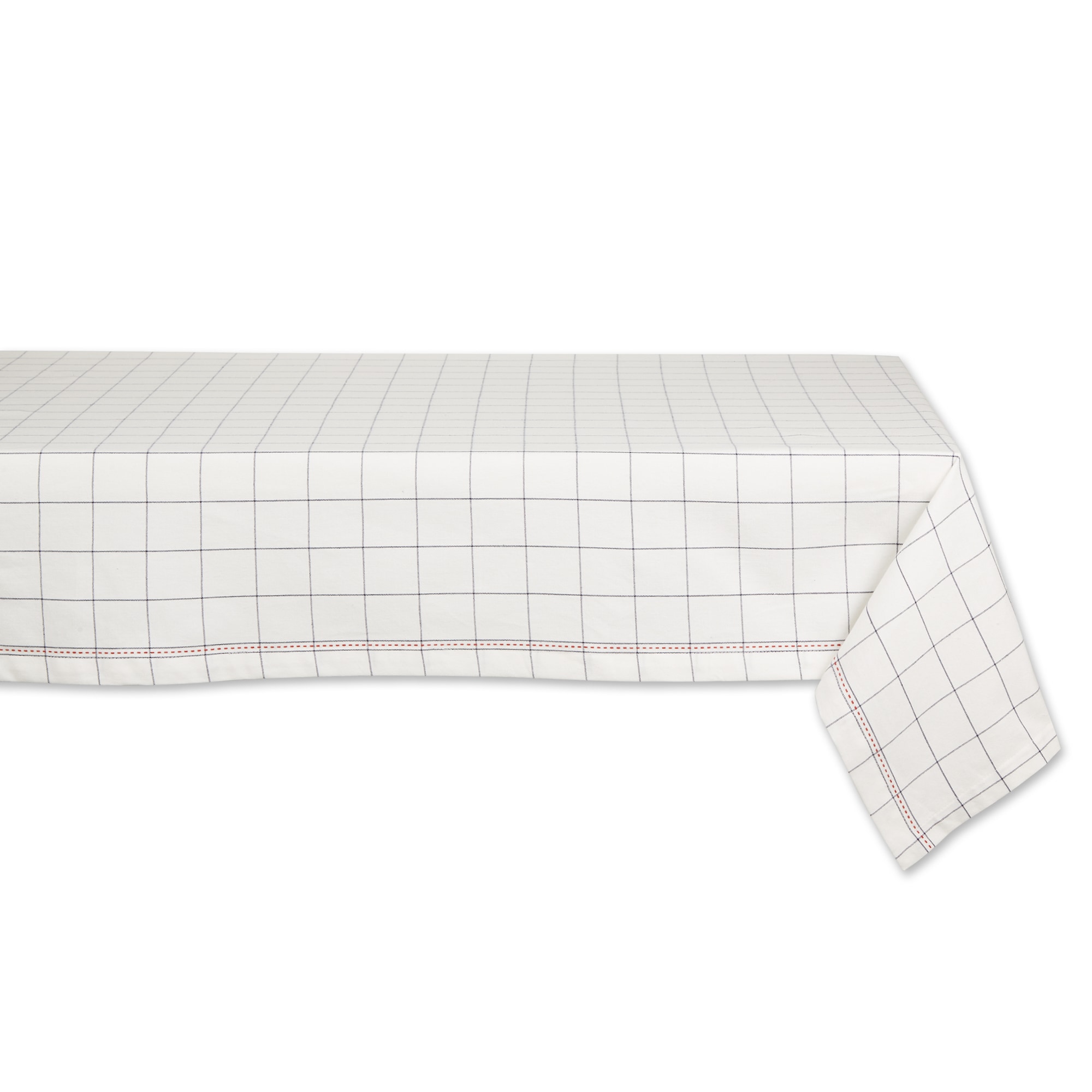 DII  Kitchen Windowpane Cotton Tablecloth