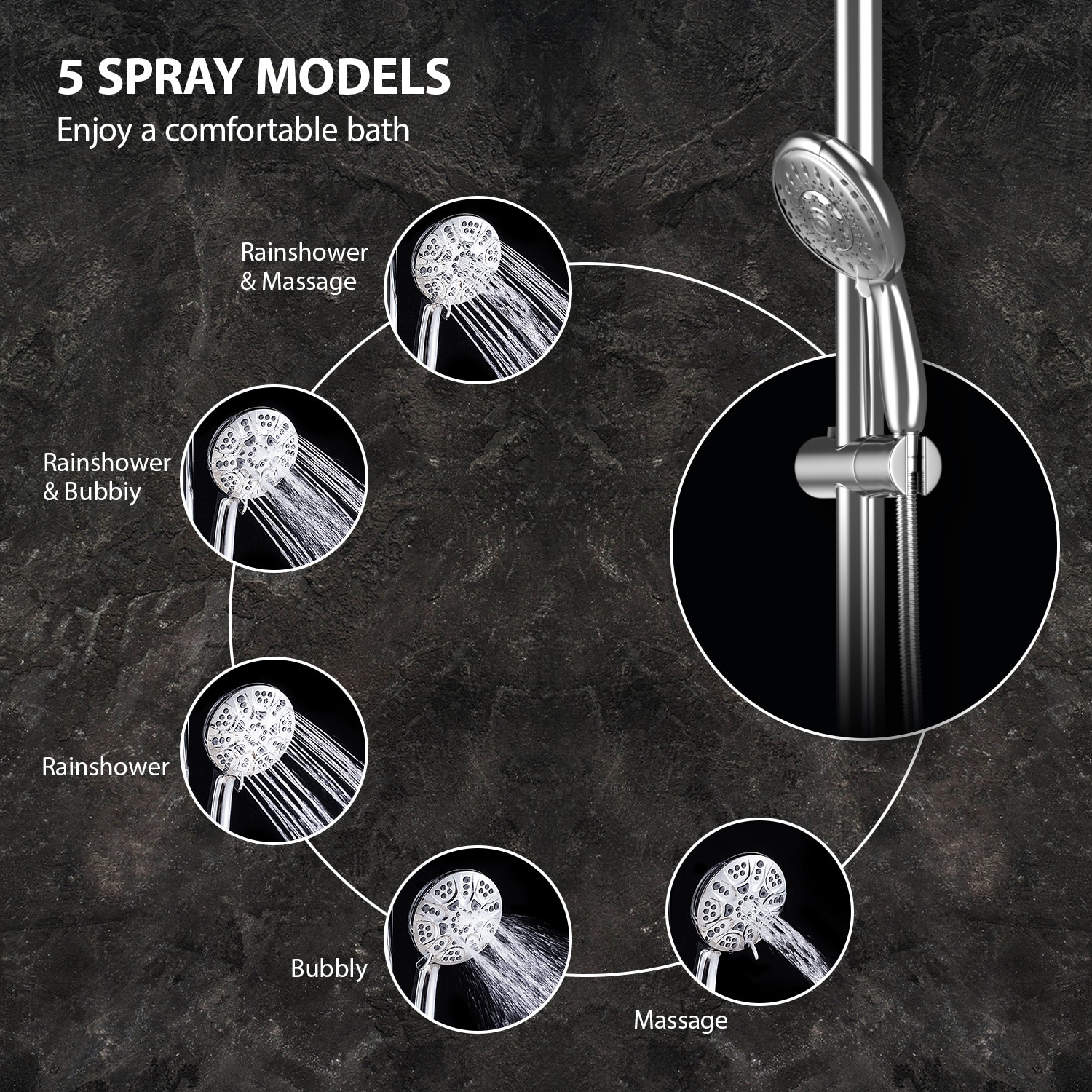 KICHAE KSLF17005-SS Fixed-Showerhead - View #6