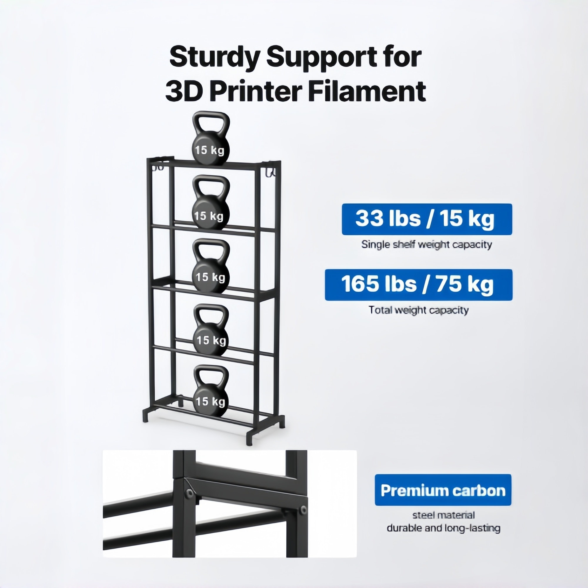 Numhew NHBEN32082 Free-Standing-Shelving - View #4