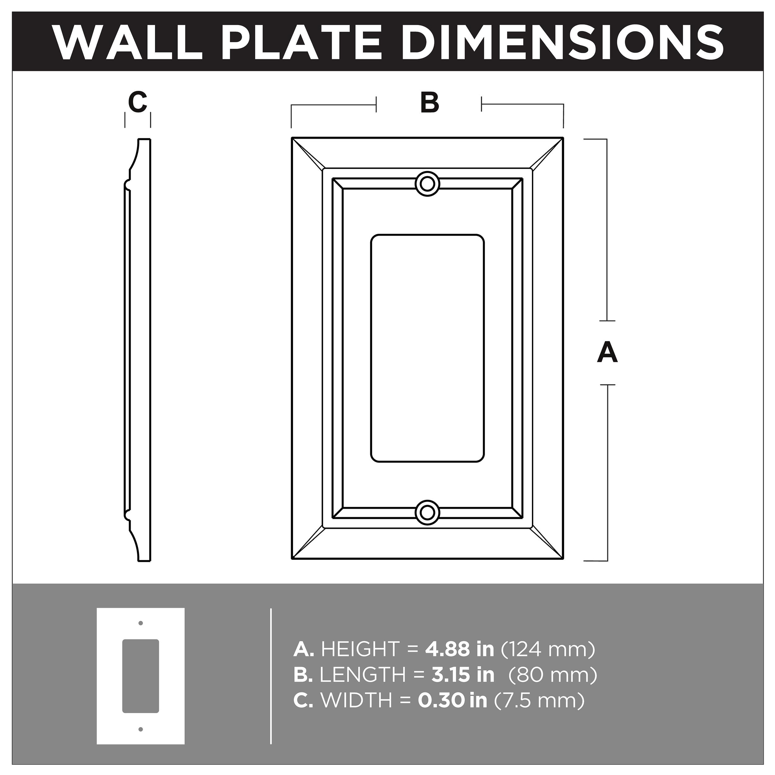 allen + roth W31559-PW-KT Electrical-Wall-Plates - View #10