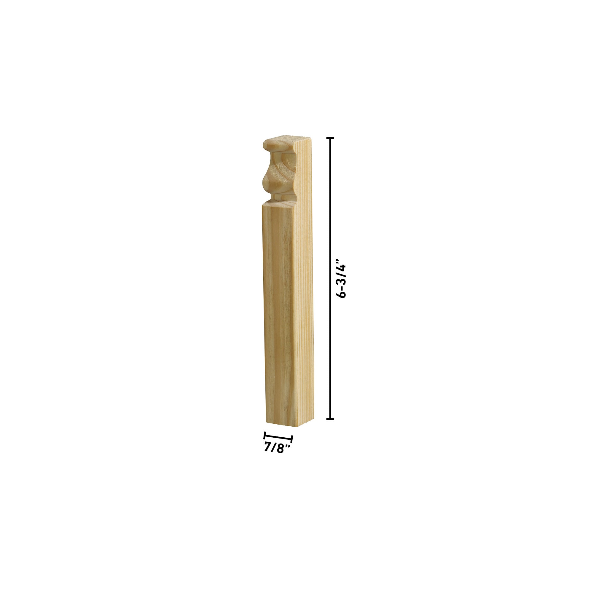 Ornamental Mouldings BG895IBCPINE Moulding-Blocks - View #3