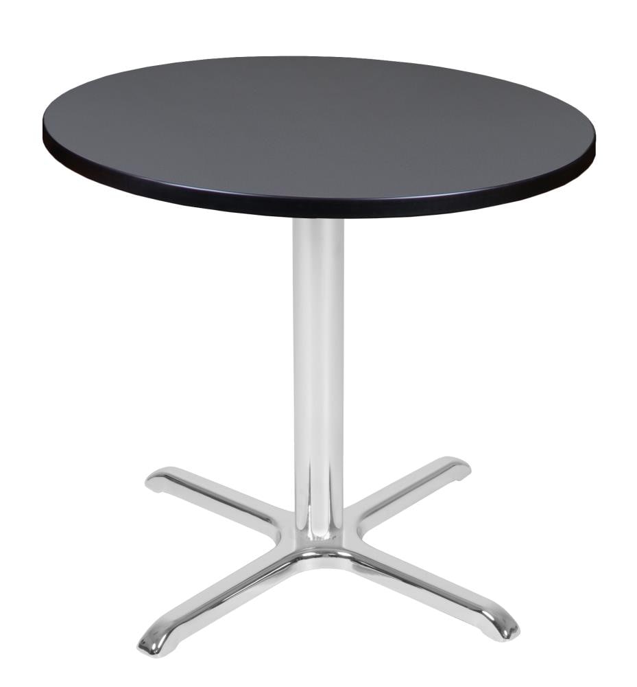 Regency TVX30RNDGYCM Breakroom Gray 4-Person Training Table (30-in W x 29-in H)