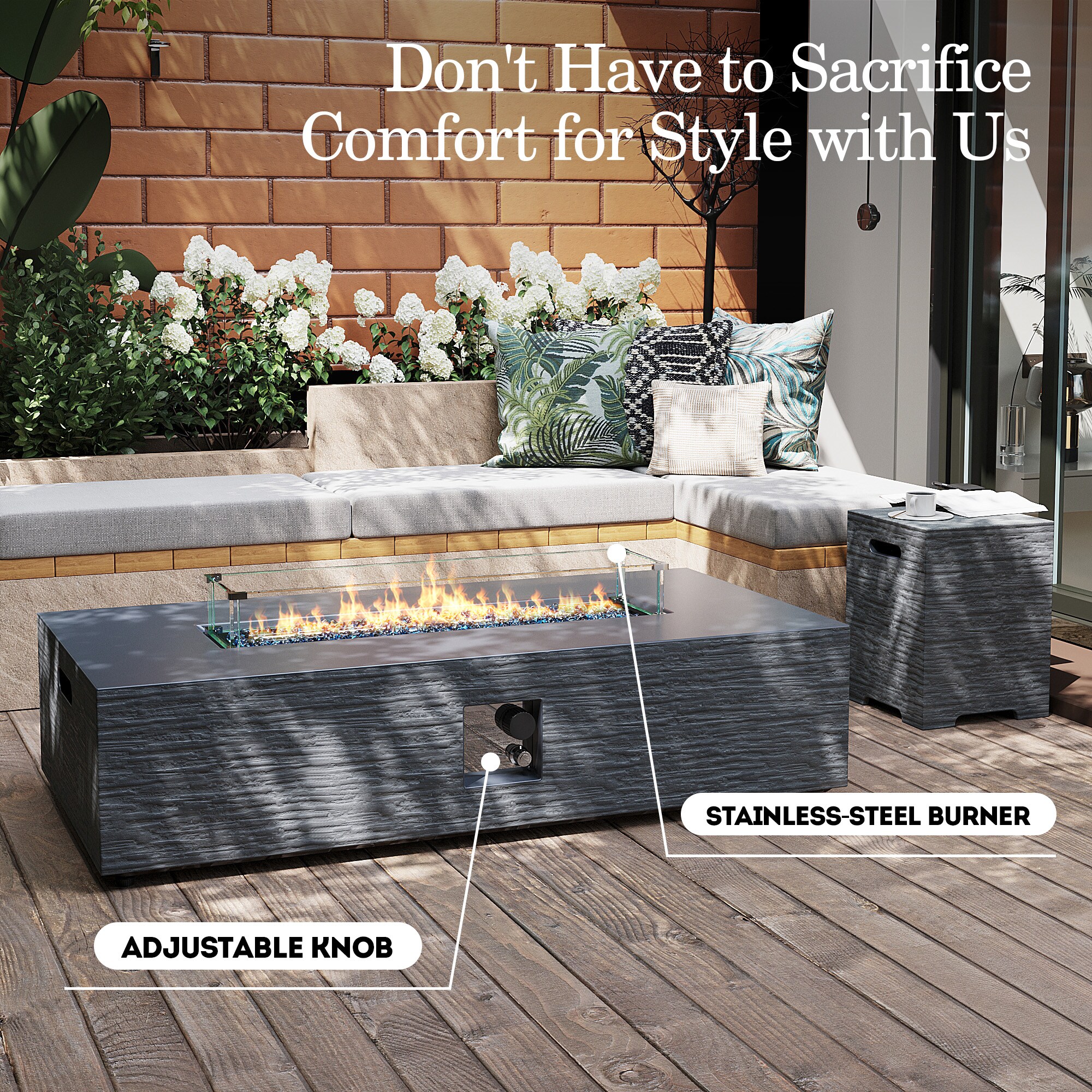 Patio Watcher LS-RT9-KD42CWH-B5 Outdoor-Gas-Firepits - View #4