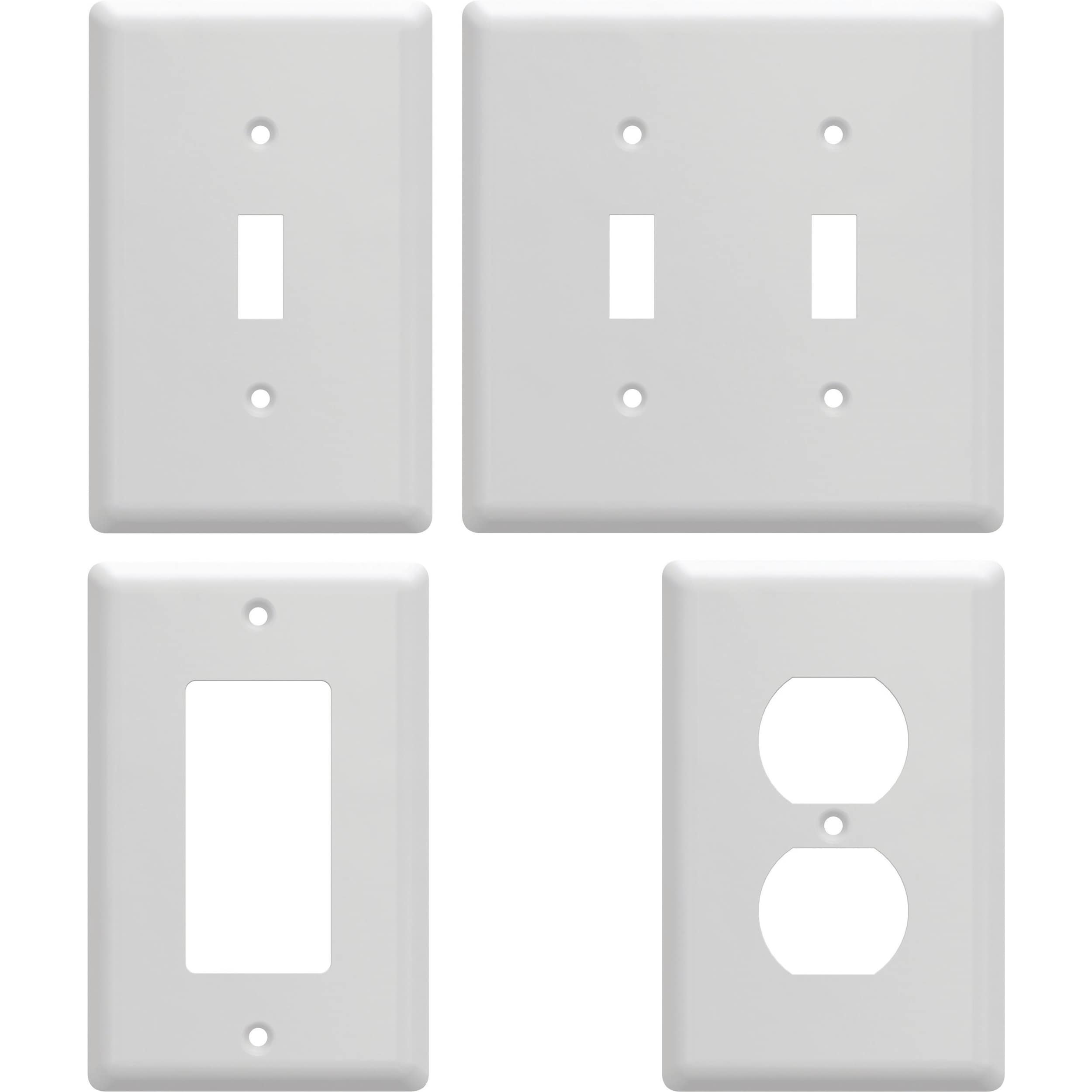 allen + roth W45071-PW-CP Electrical-Wall-Plates - View #4