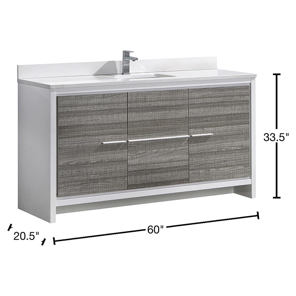Fresca FCB8119HA-S-CWH-U Bath-Vanity-Combo - View #8