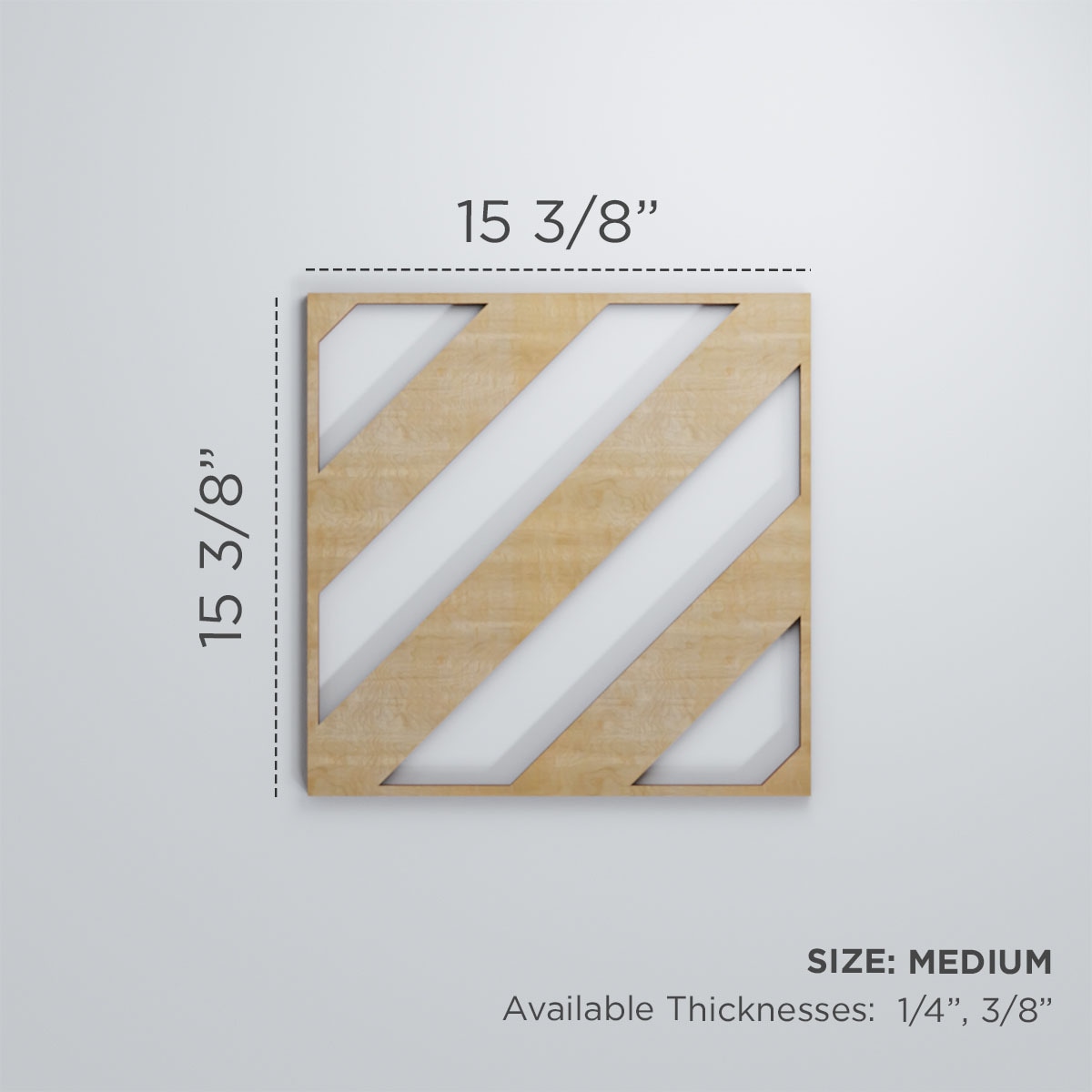 Ekena Millwork WALW16X16X0250STRRO Wall-Panels - View #3