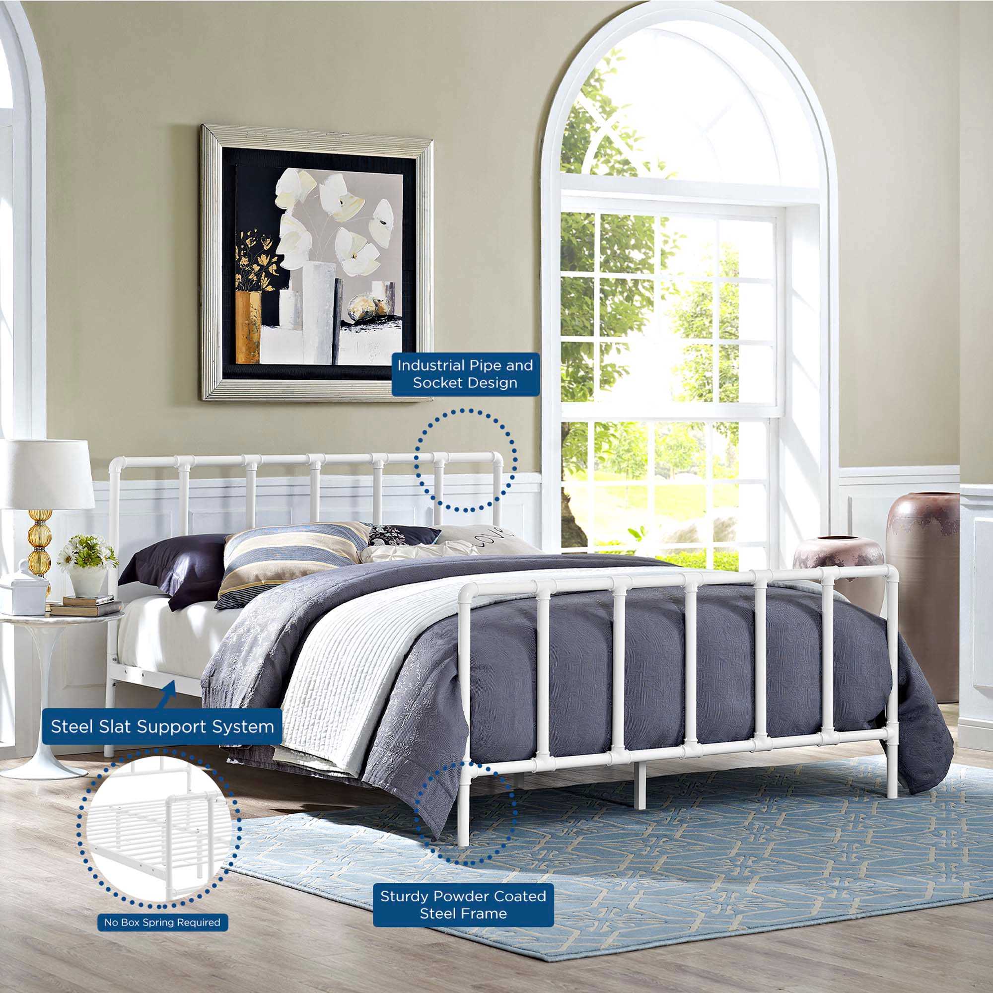 Modway MOD-5437-WHI beds - View #3