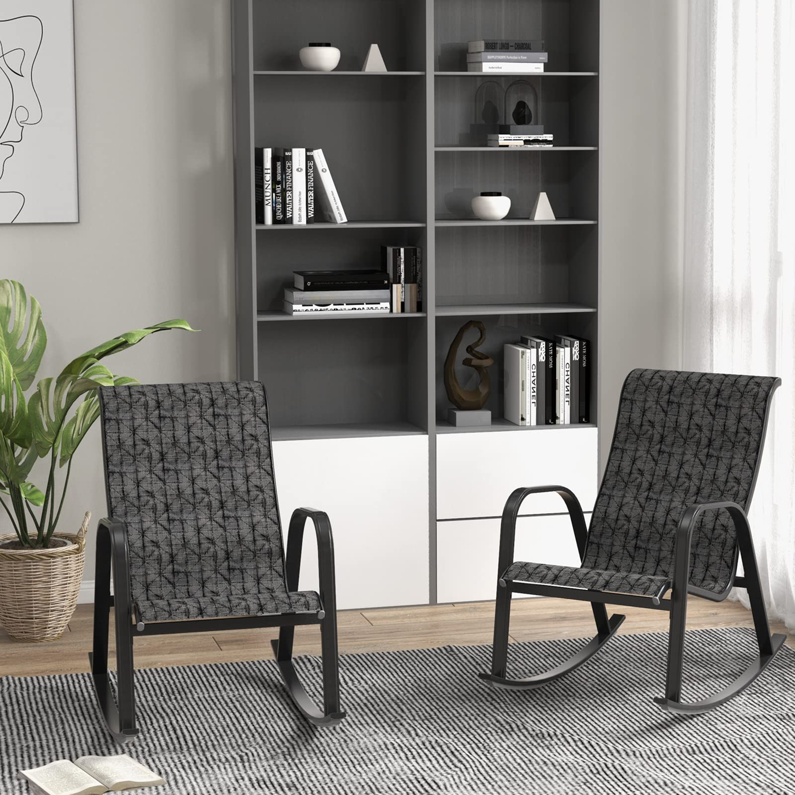 Upland ZYRC-GRAY Patio-Chairs - View #5